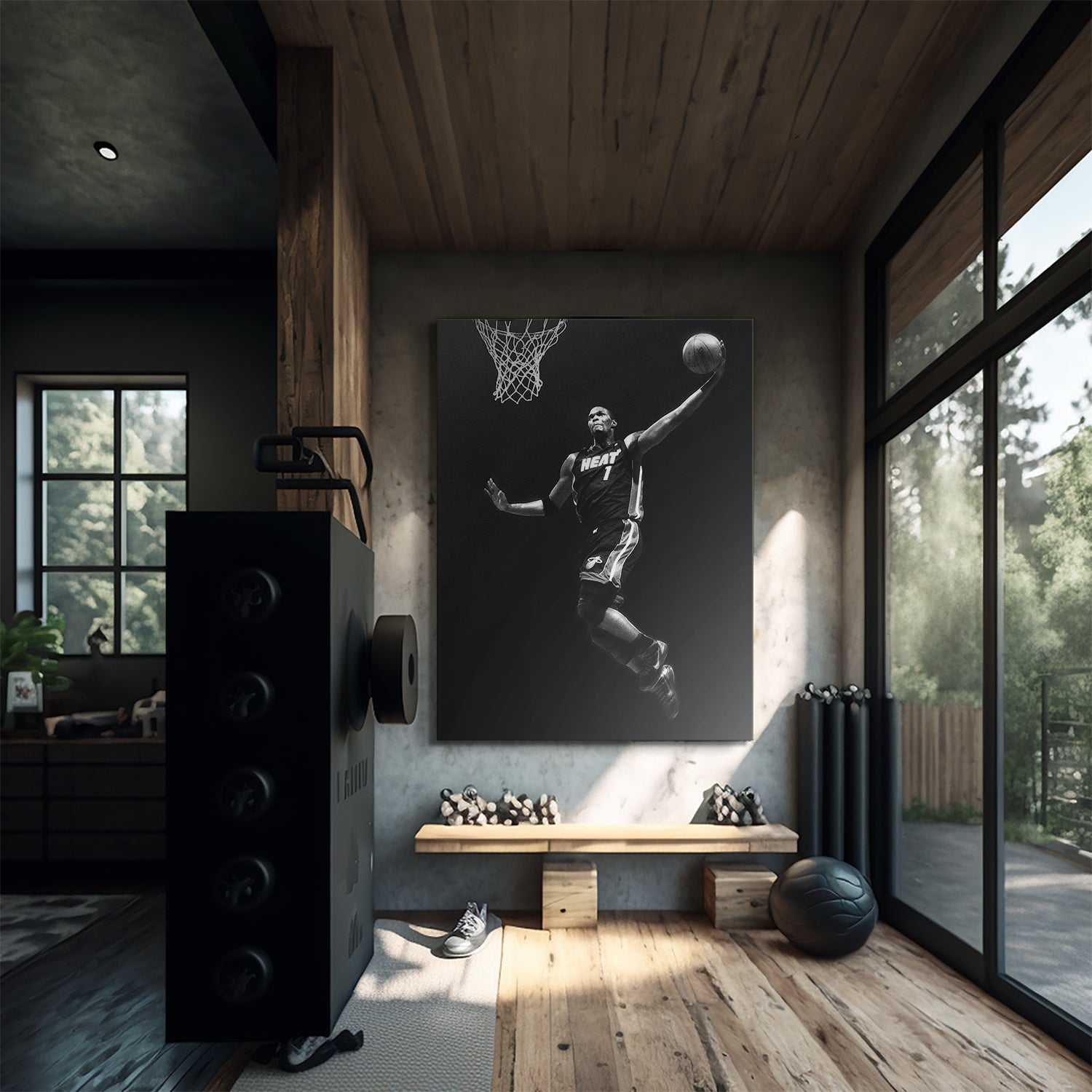 Chris Bosh - Dunk #2 - IKONICK - NBA Legends