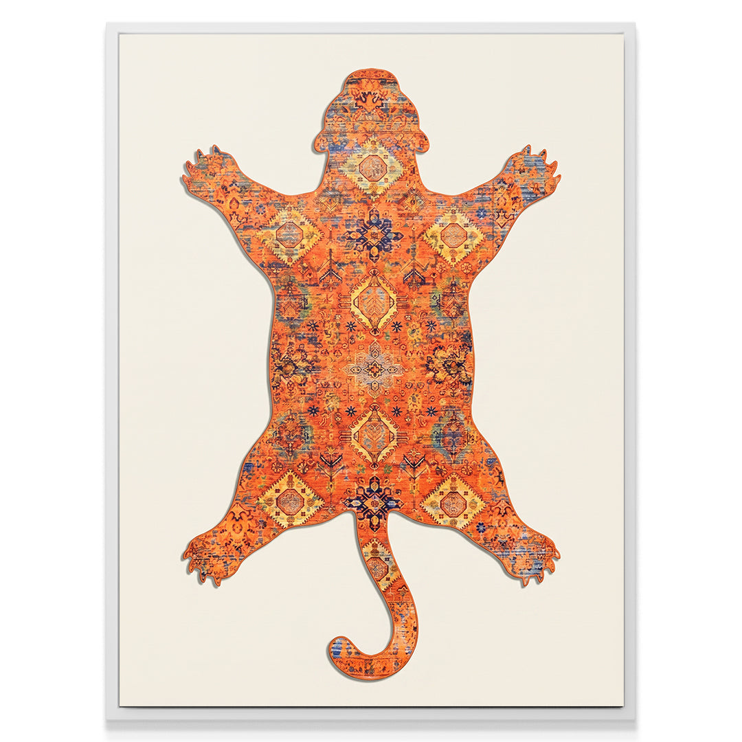 Tiger Rug Orange