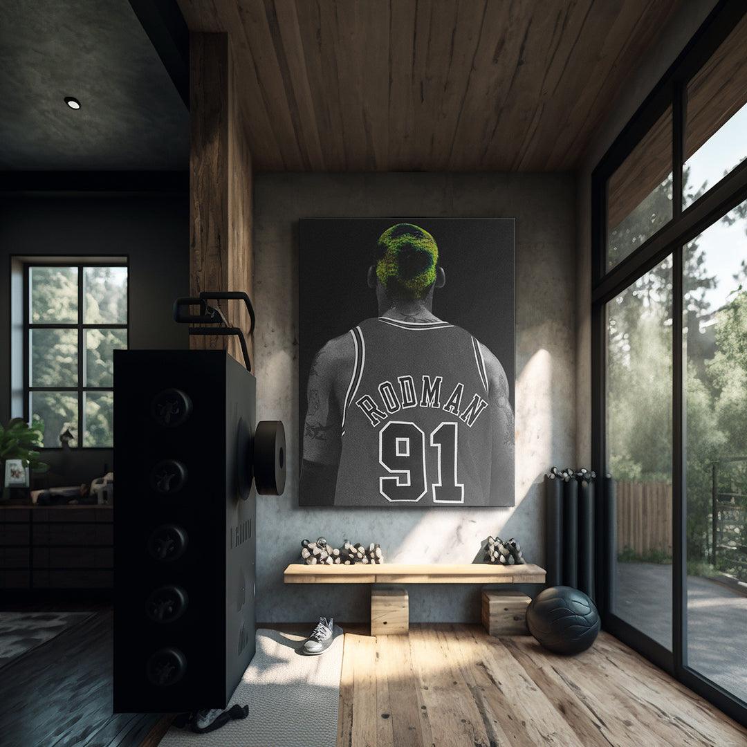 Dennis Rodman - Camo - IKONICK - NBA Legends