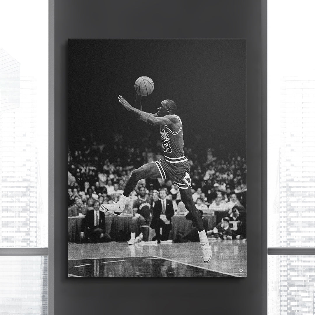 View of Michael Jordan Dunk Art - Takeoff | Designed by IKONICK