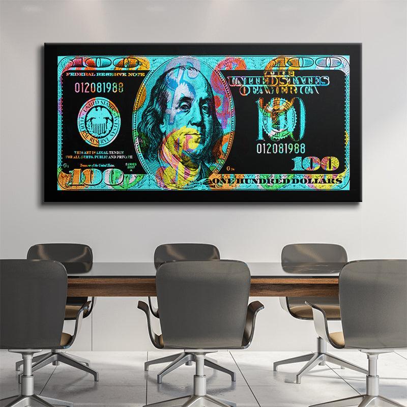 money canvas art