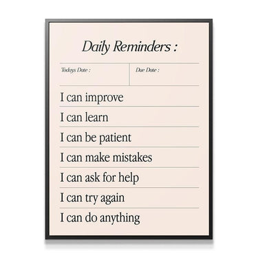 Daily Reminders