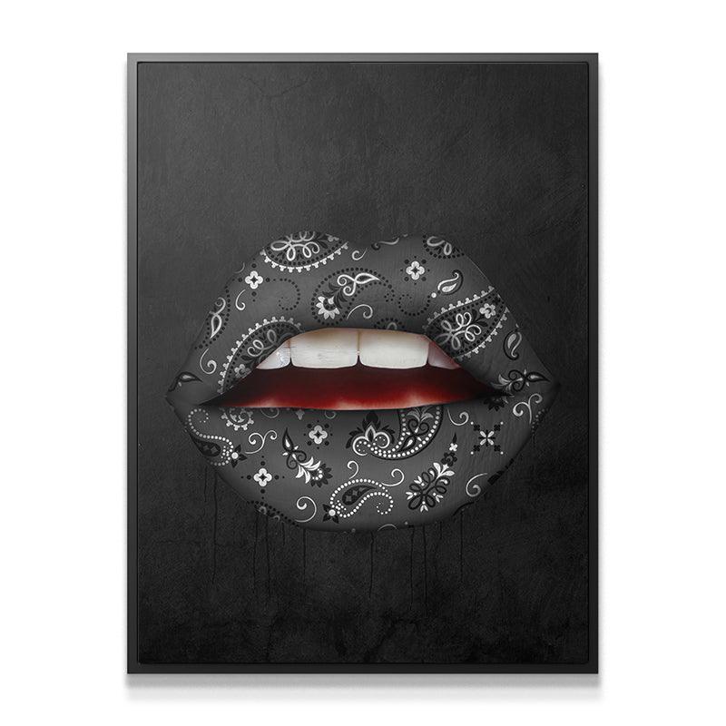 Black Bandana Lips - IKONICK - IKONICK Original
