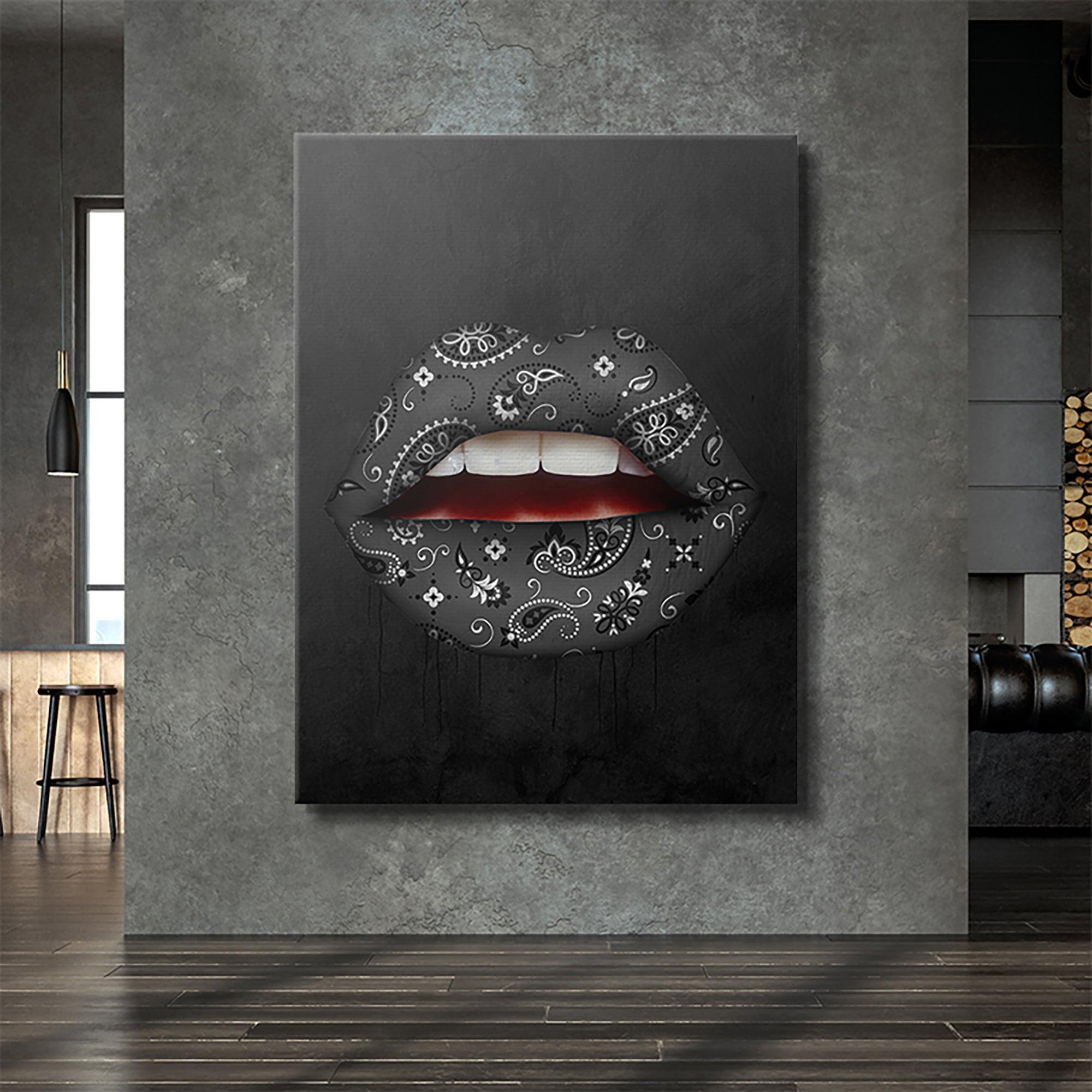 Black Bandana Lips - IKONICK - IKONICK Original