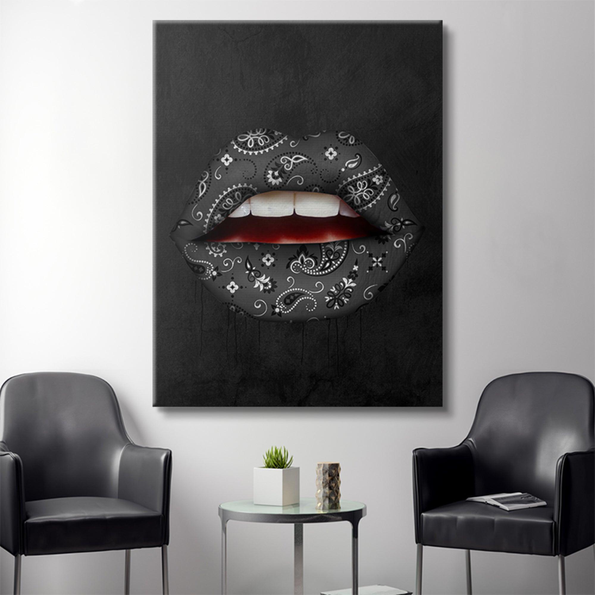 Black Bandana Lips - IKONICK - IKONICK Original