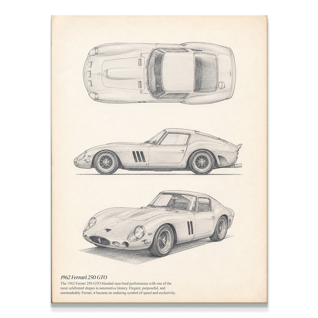 250 GTO Sketch