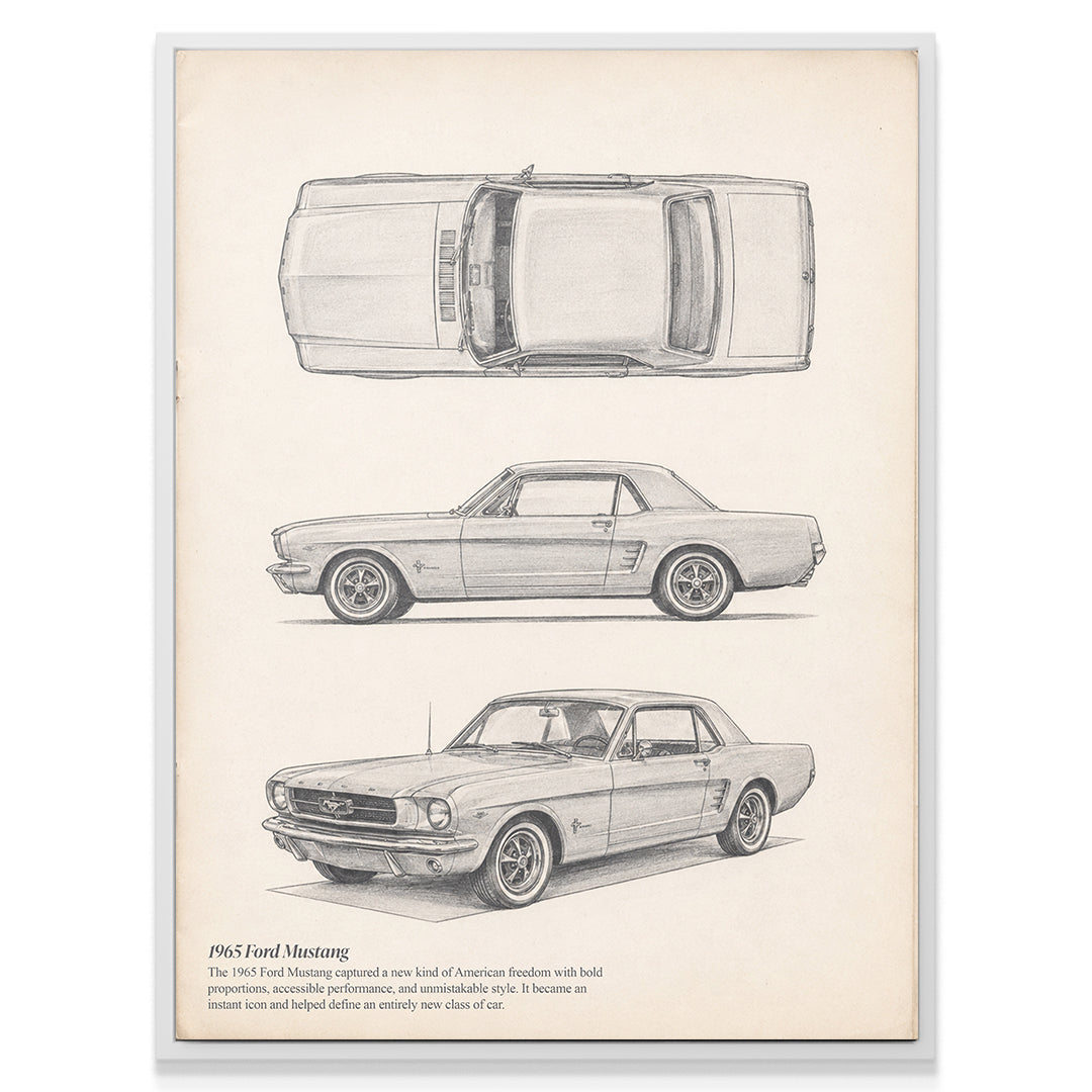 65 Mustang Sketch