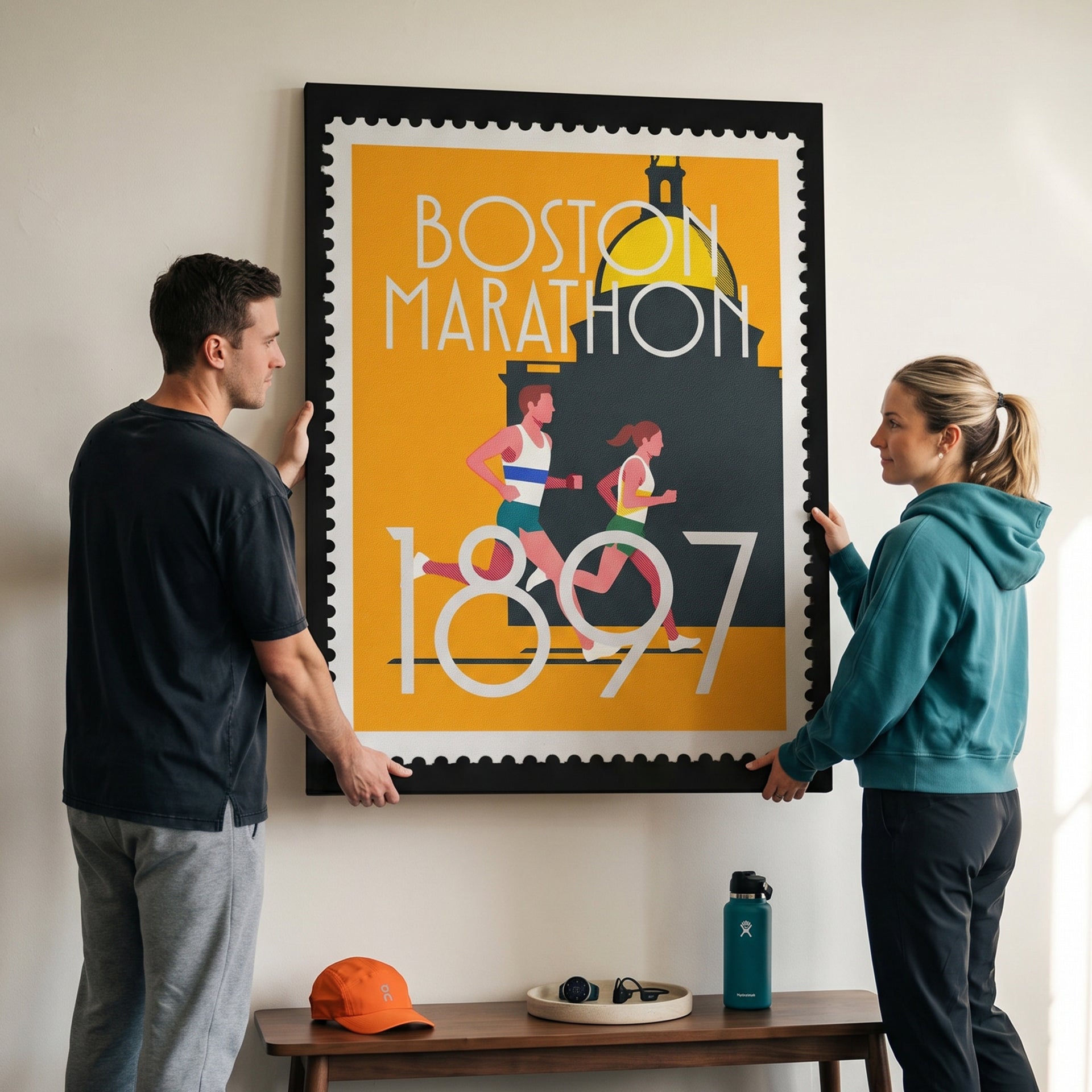 Boston Marathon - Postage