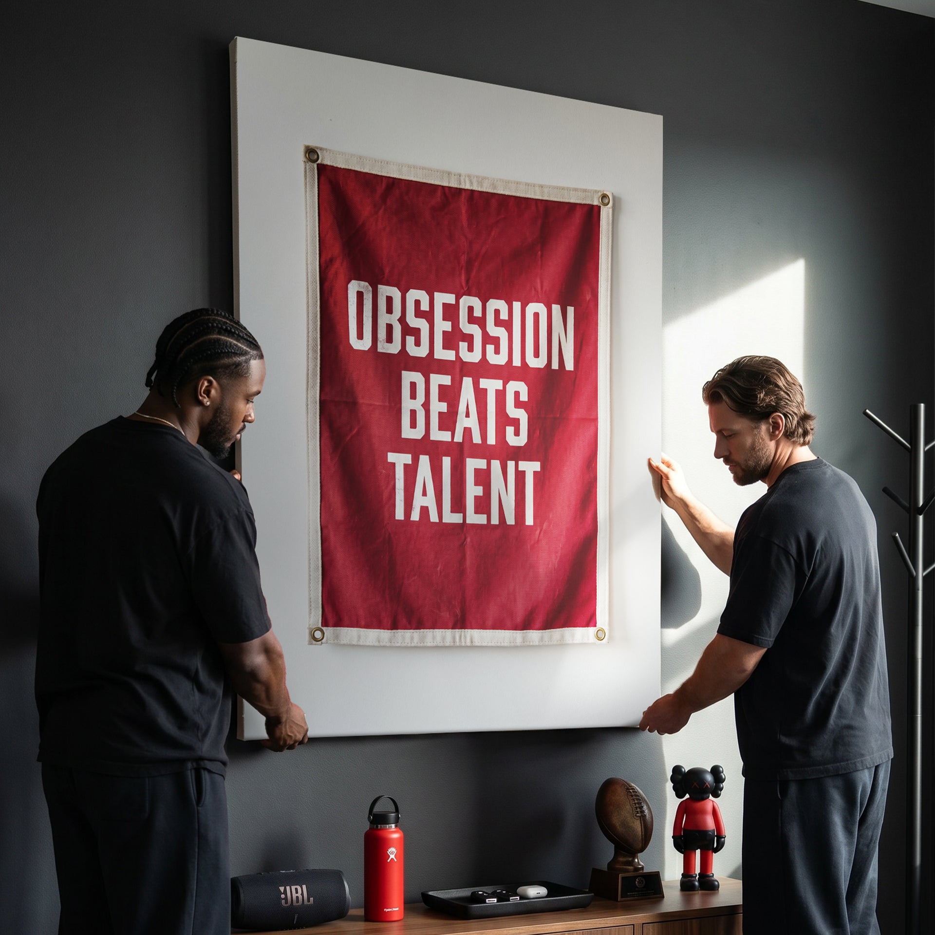 Obsession Beats Talent - Flag