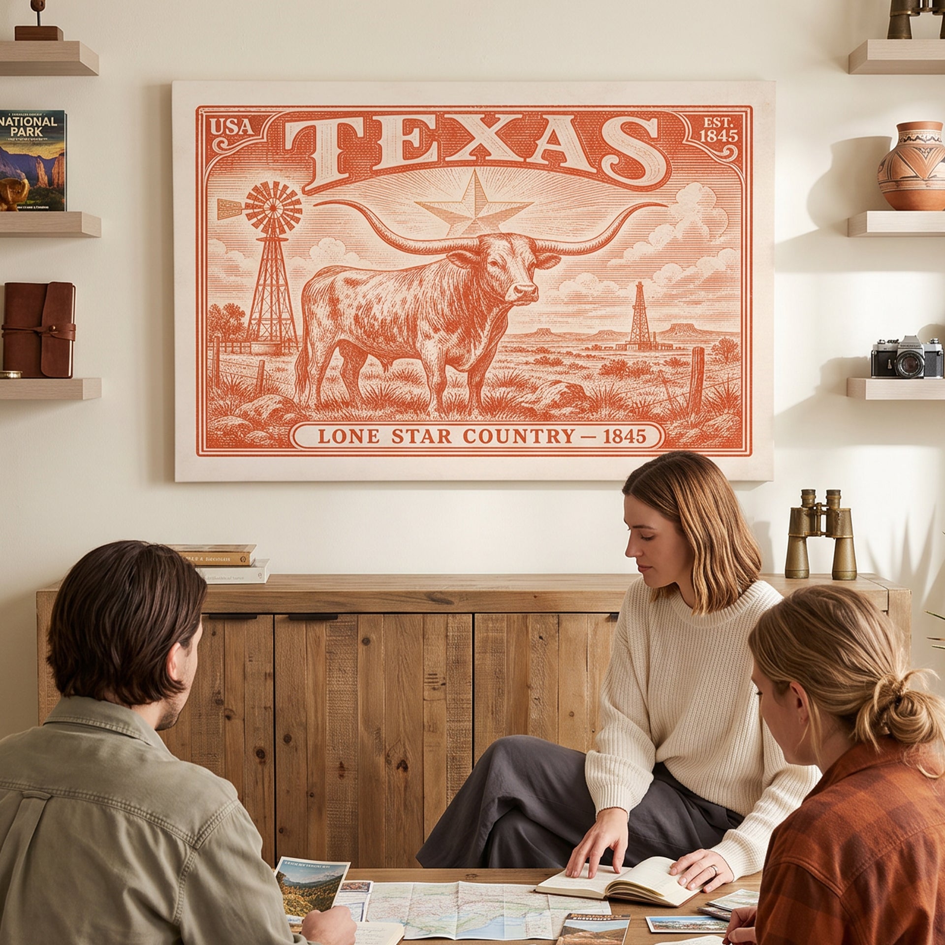 Texas Postage Stamp