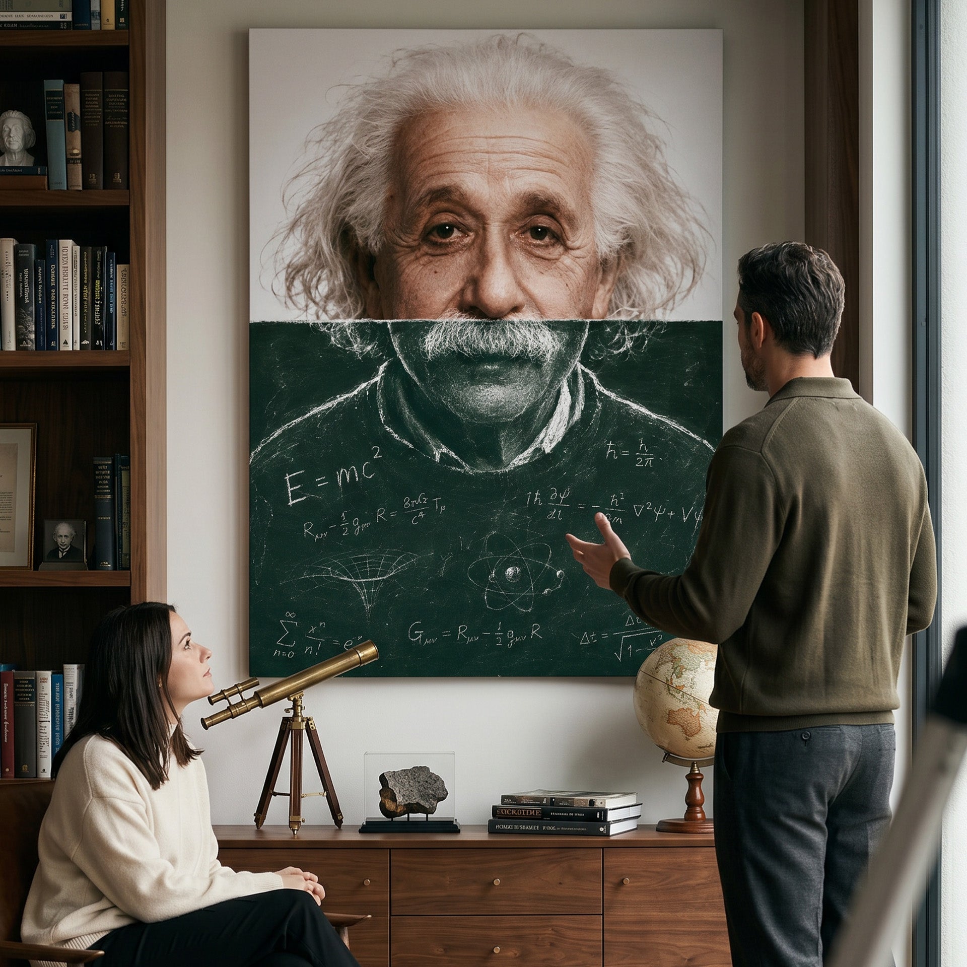 Einstein Chalk - Sketch