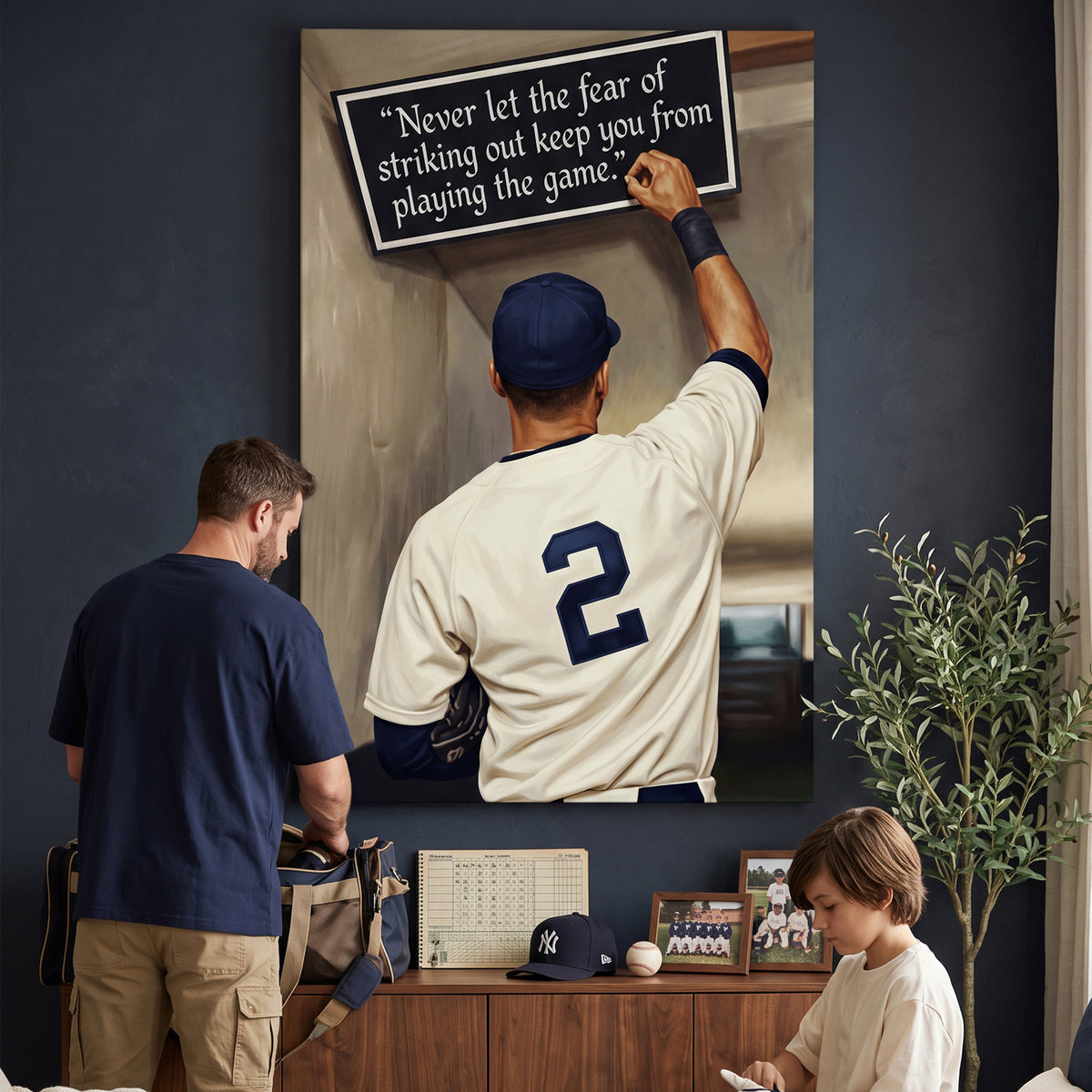 Never Let The Fear Baseball