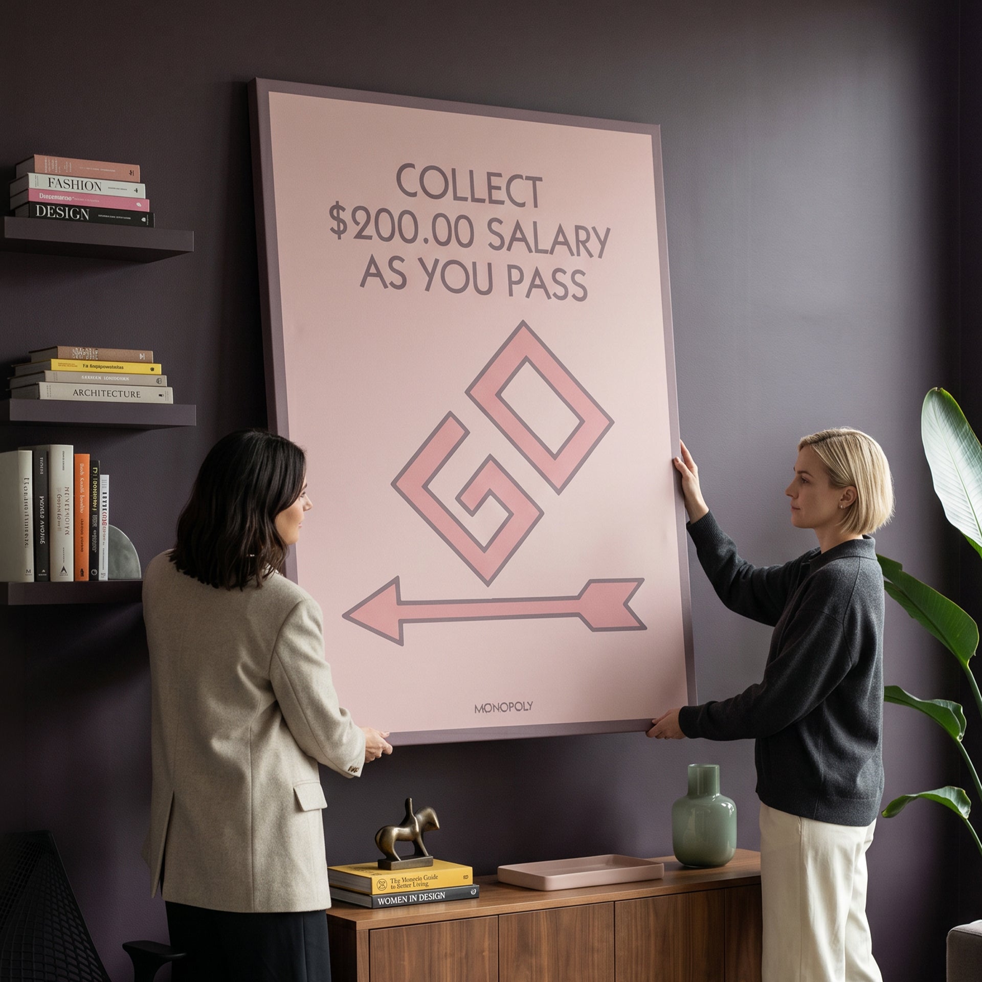 Monopoly - Collect $200 - Pastel