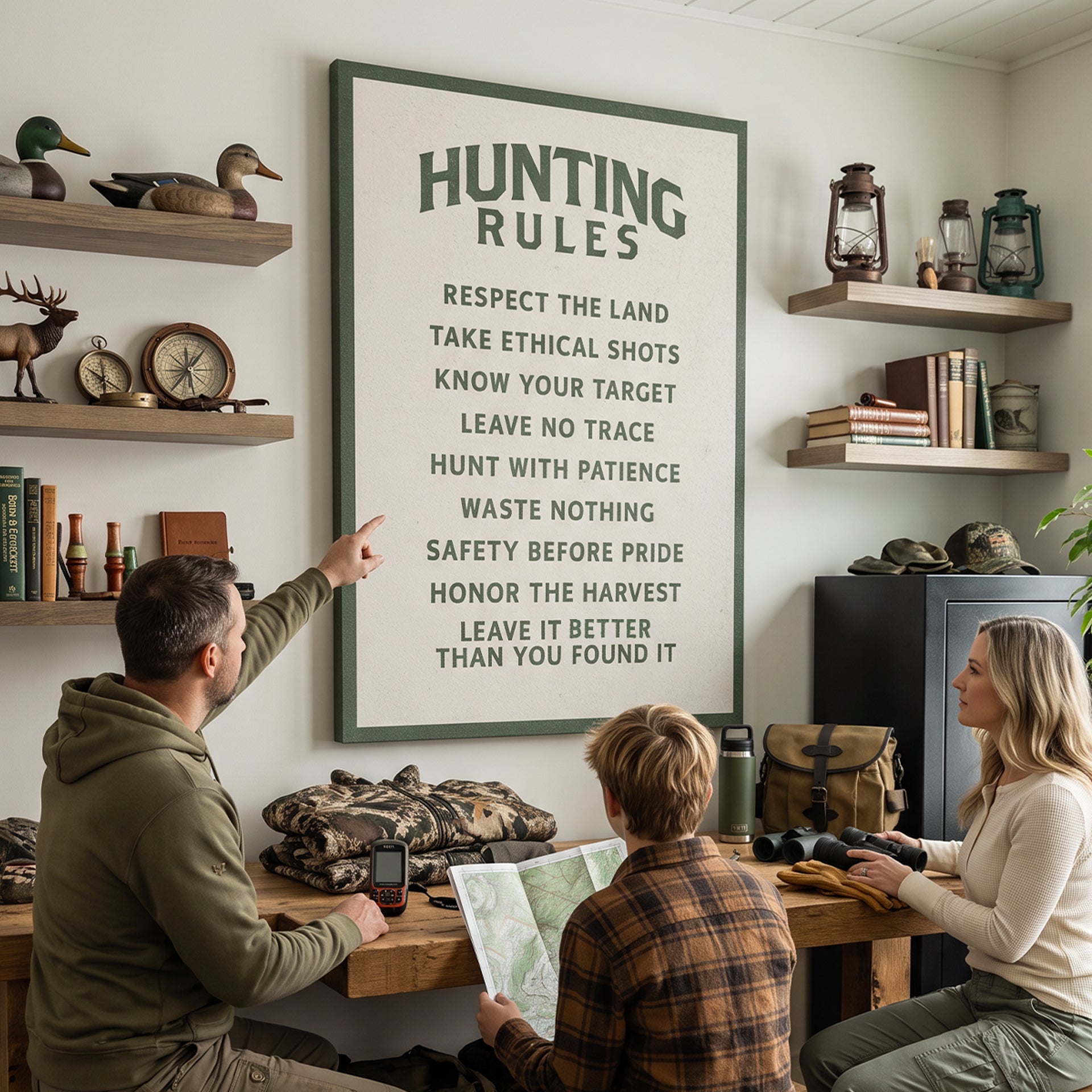 Hunting Rules Green