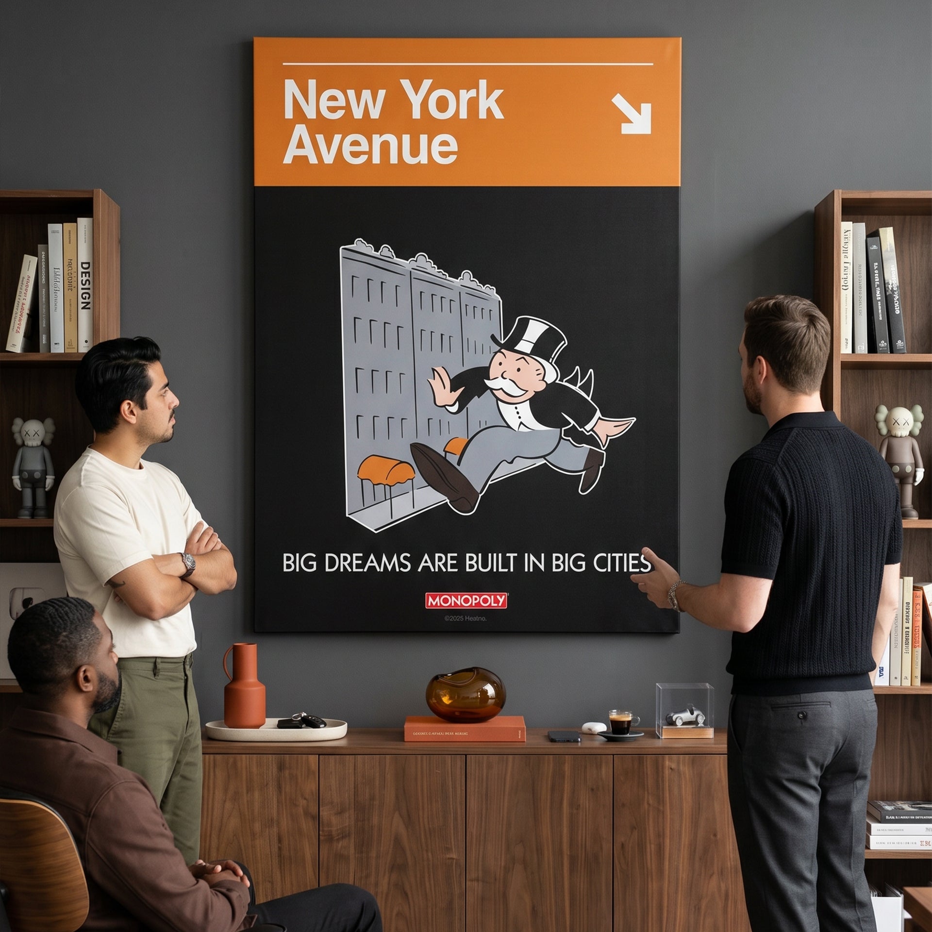 Monopoly - New York Ave Sign