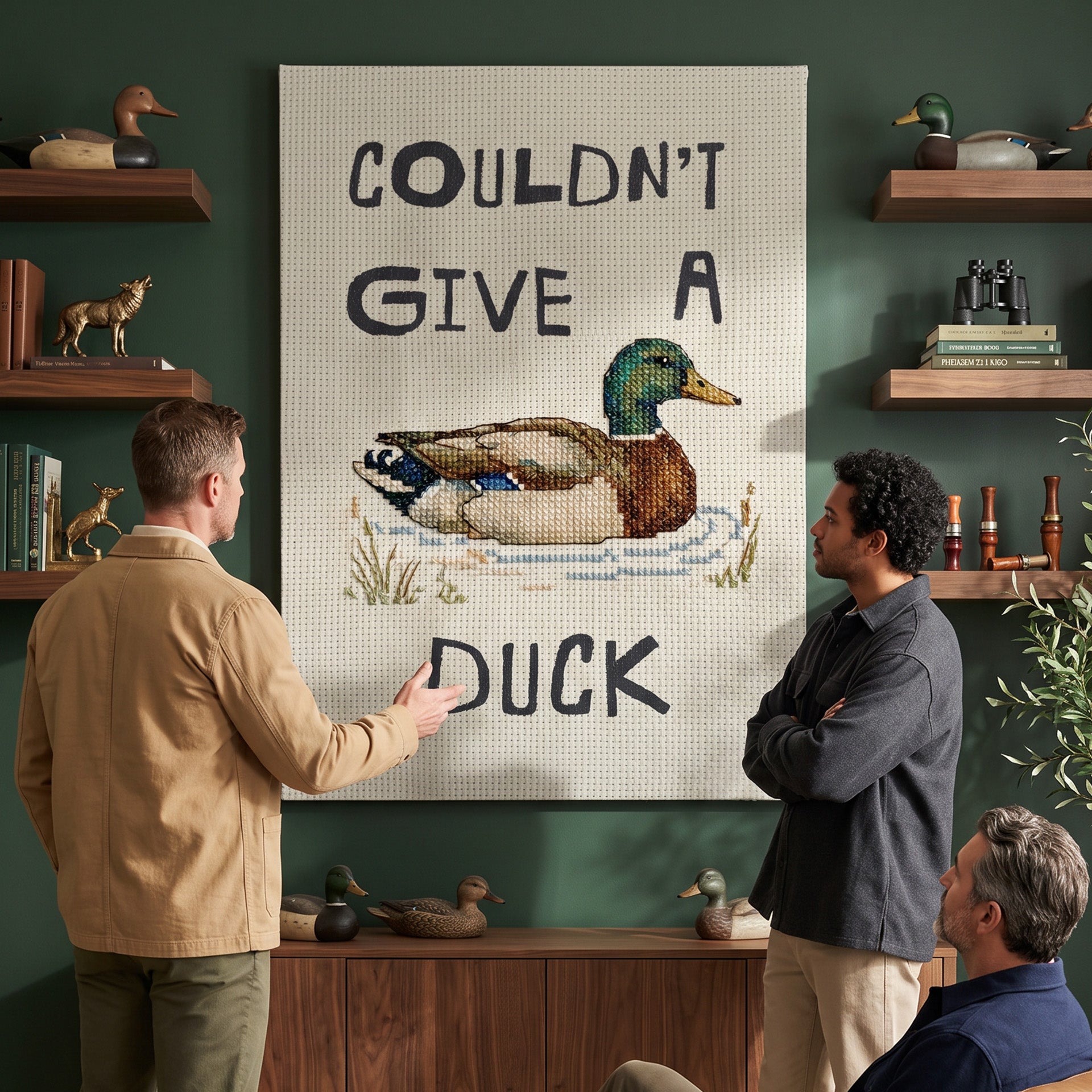 Couldn't Give A Duck Stitch