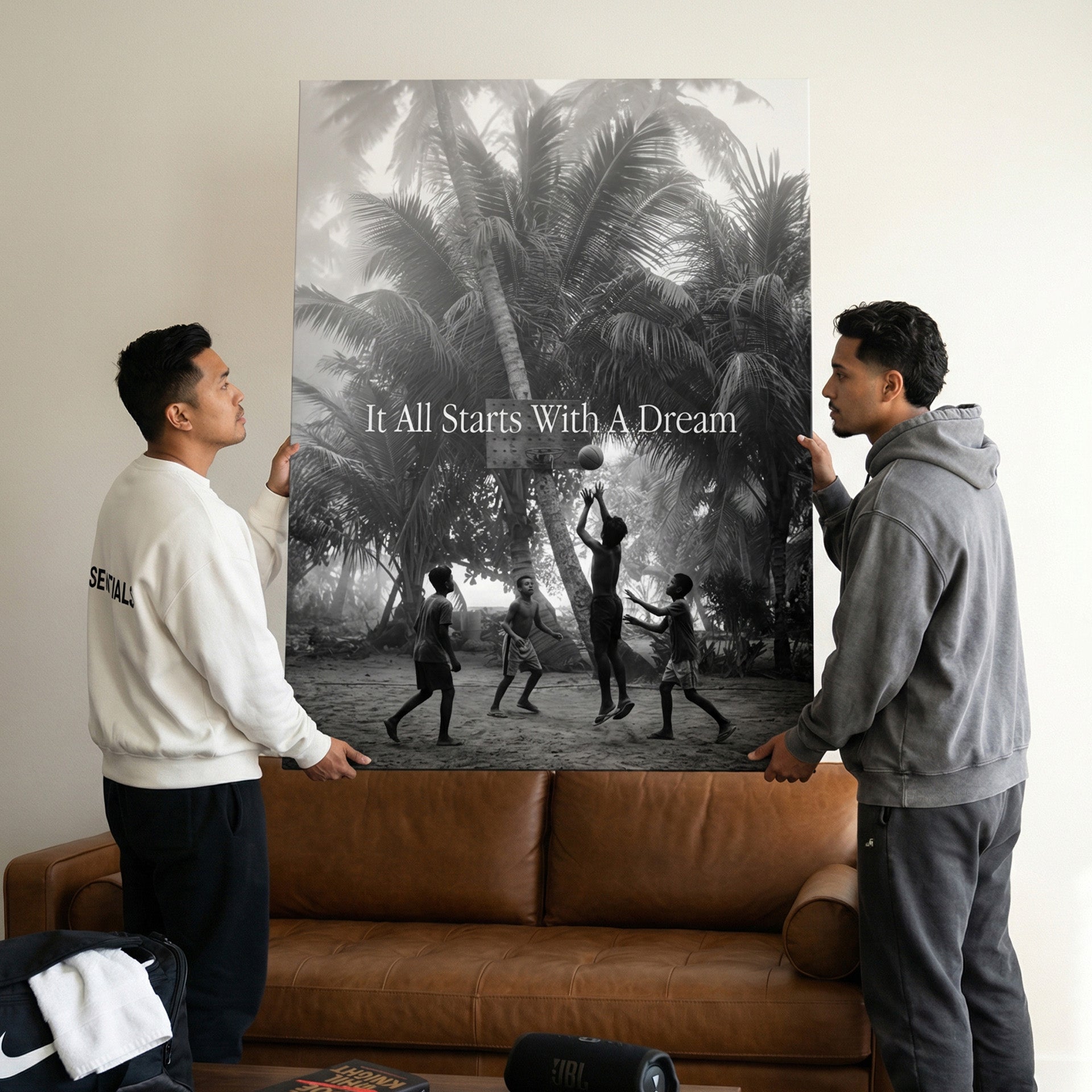 It All Start Out With A Dream And A Hoop