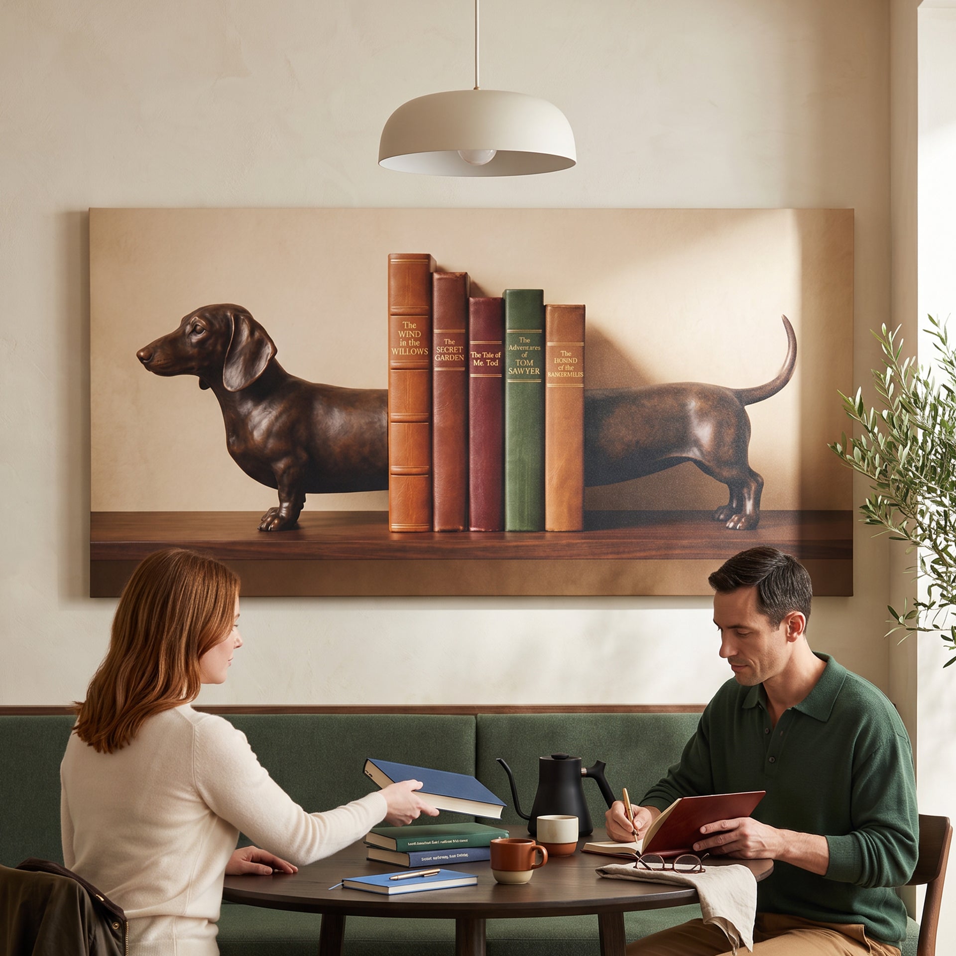 Dachshund Bookend