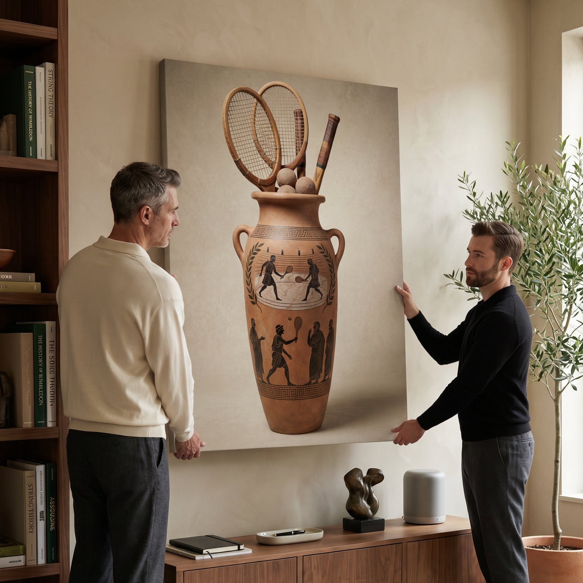 Greek Tennis Vase