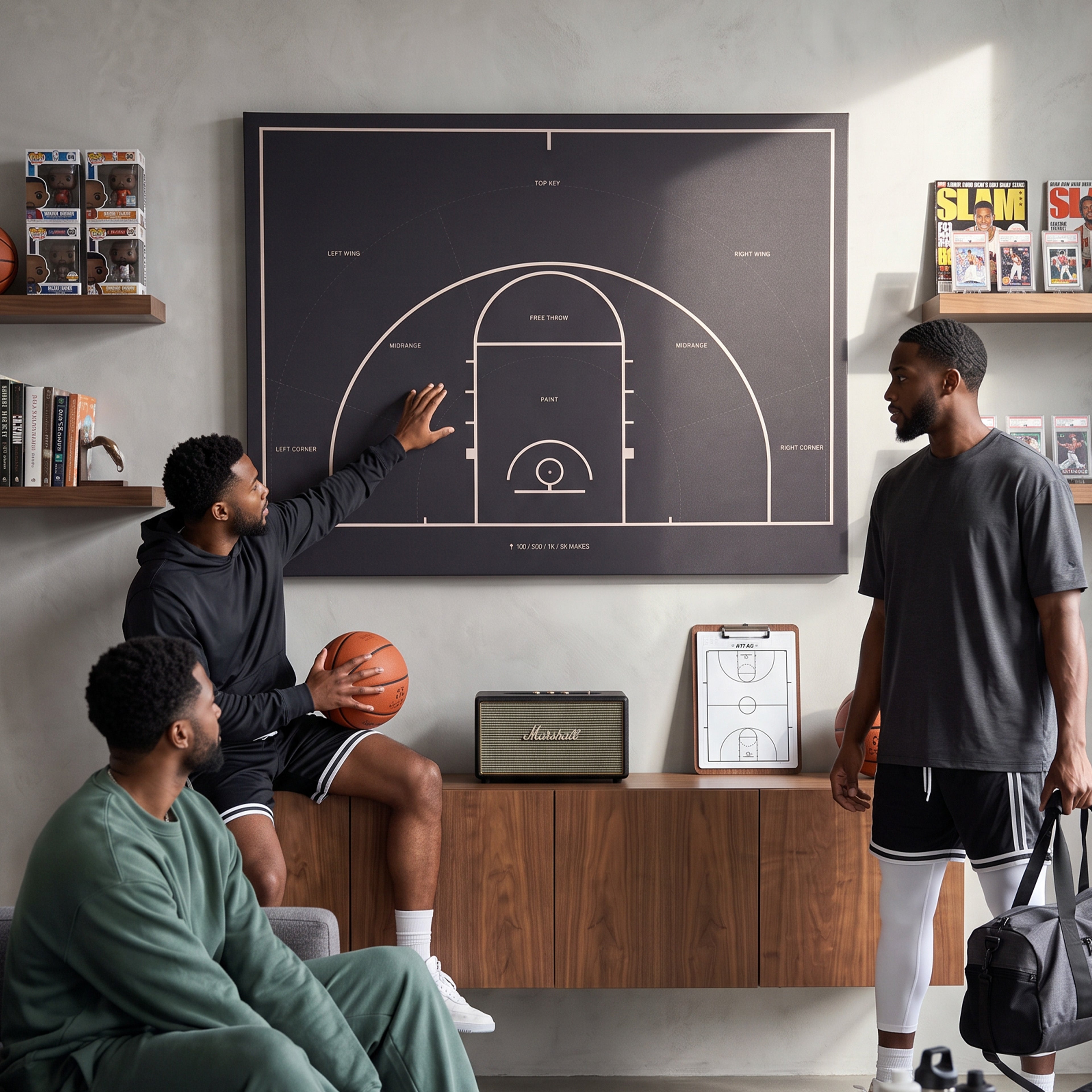Basketball Push Pin