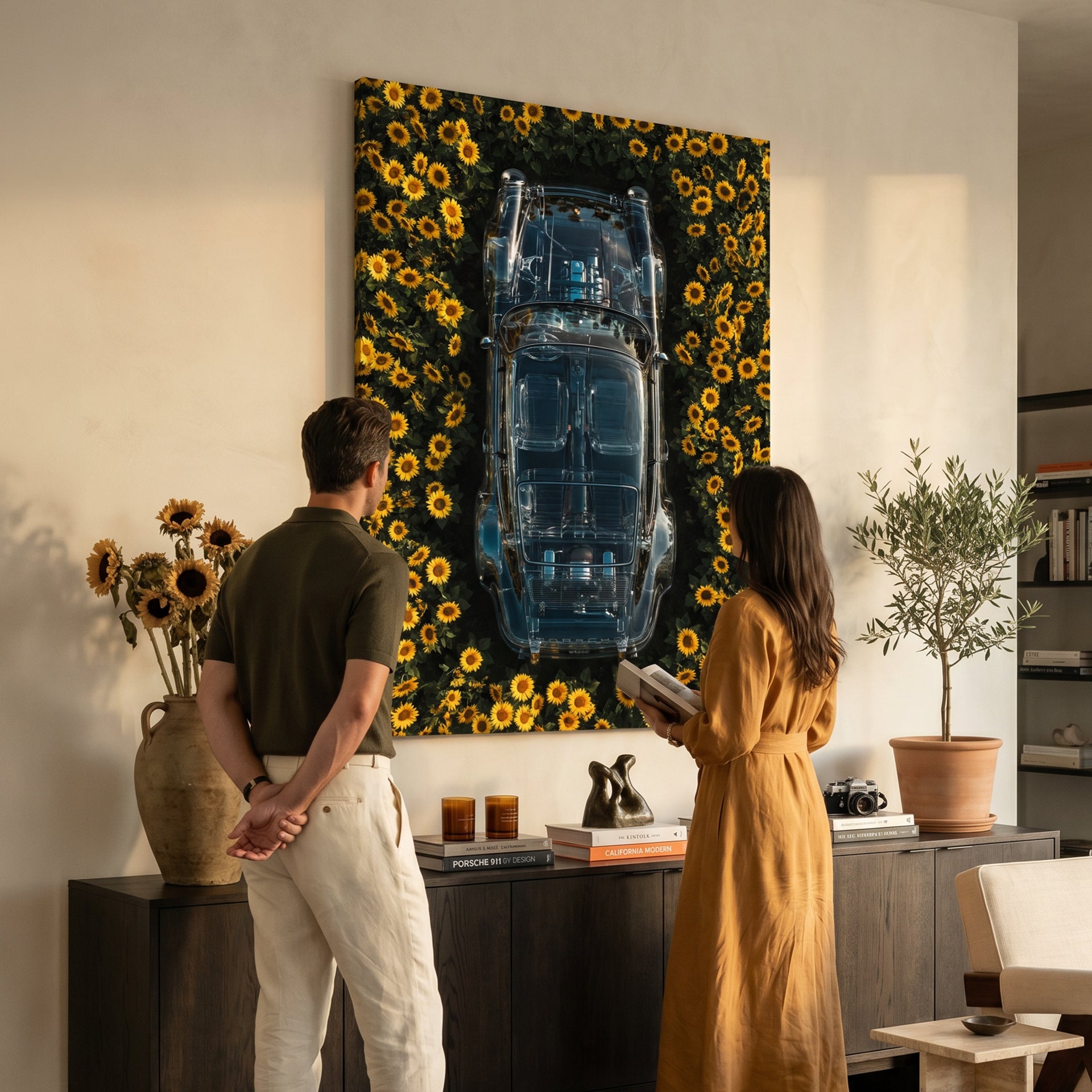 Porsche Sunflower Glass