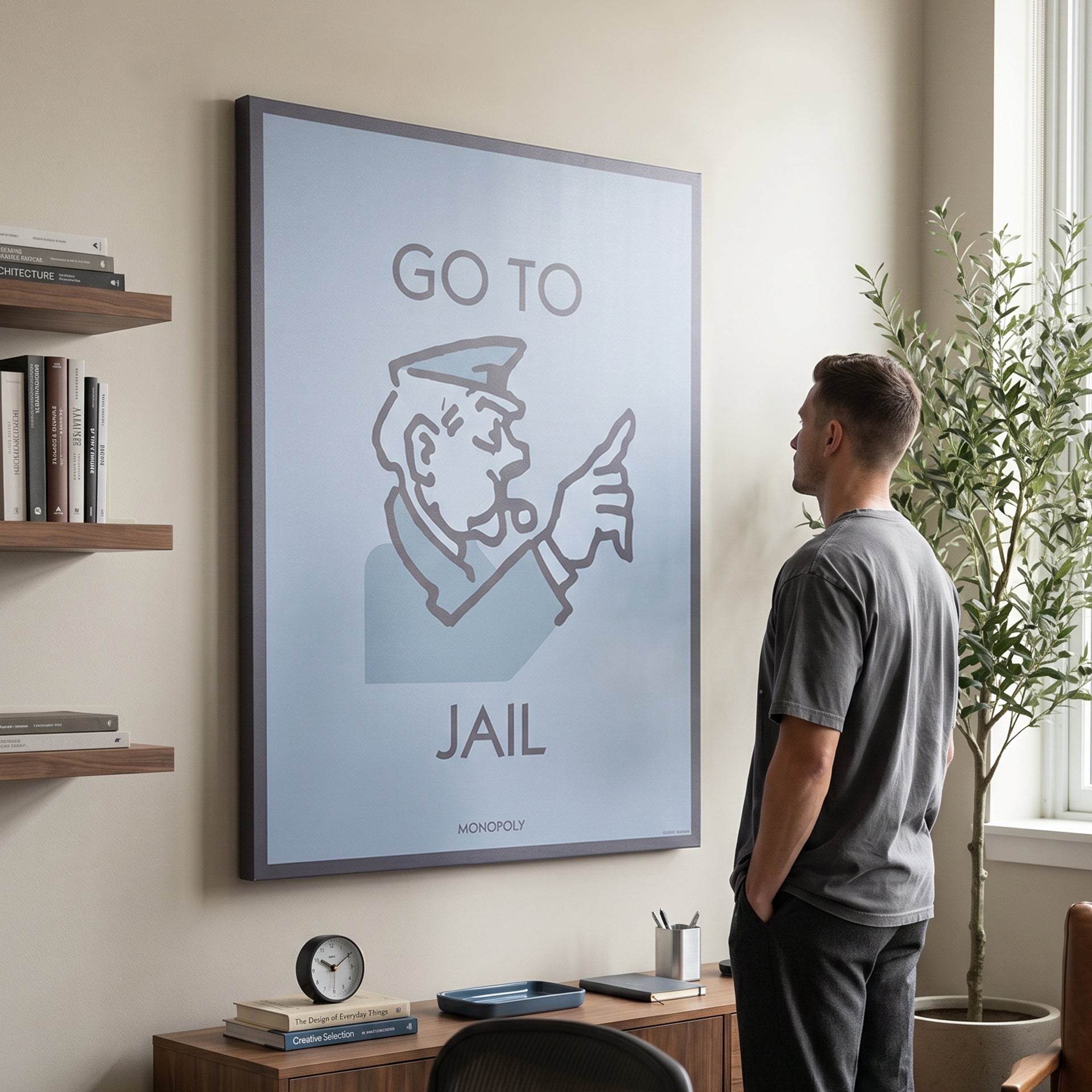 Monopoly - Go To Jail - Pastel
