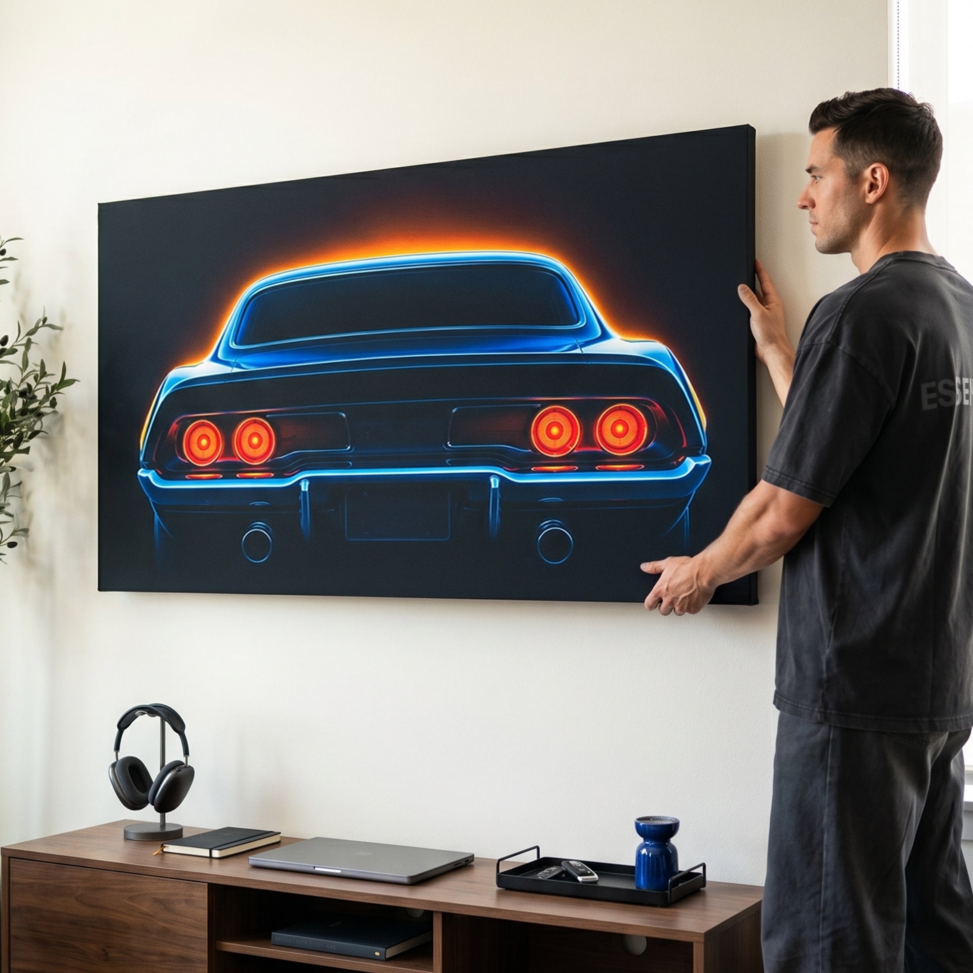 Neon Camaro