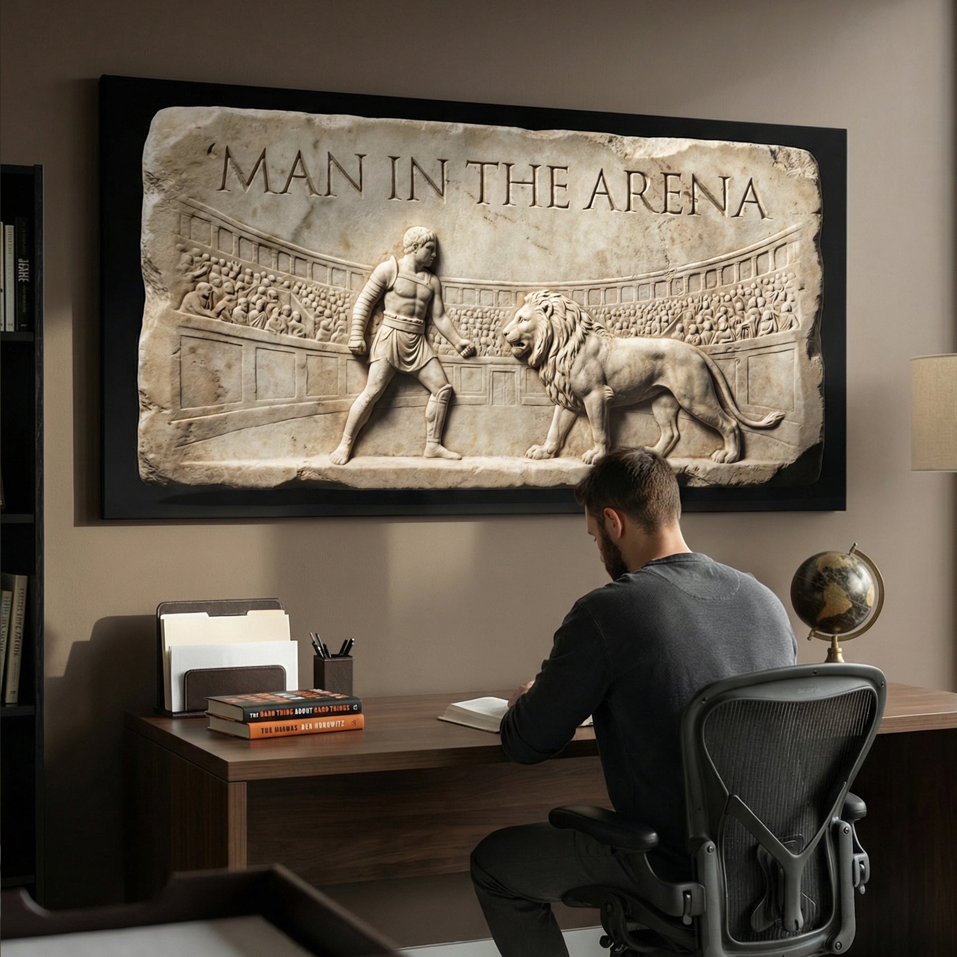 Man In The Arena Slab
