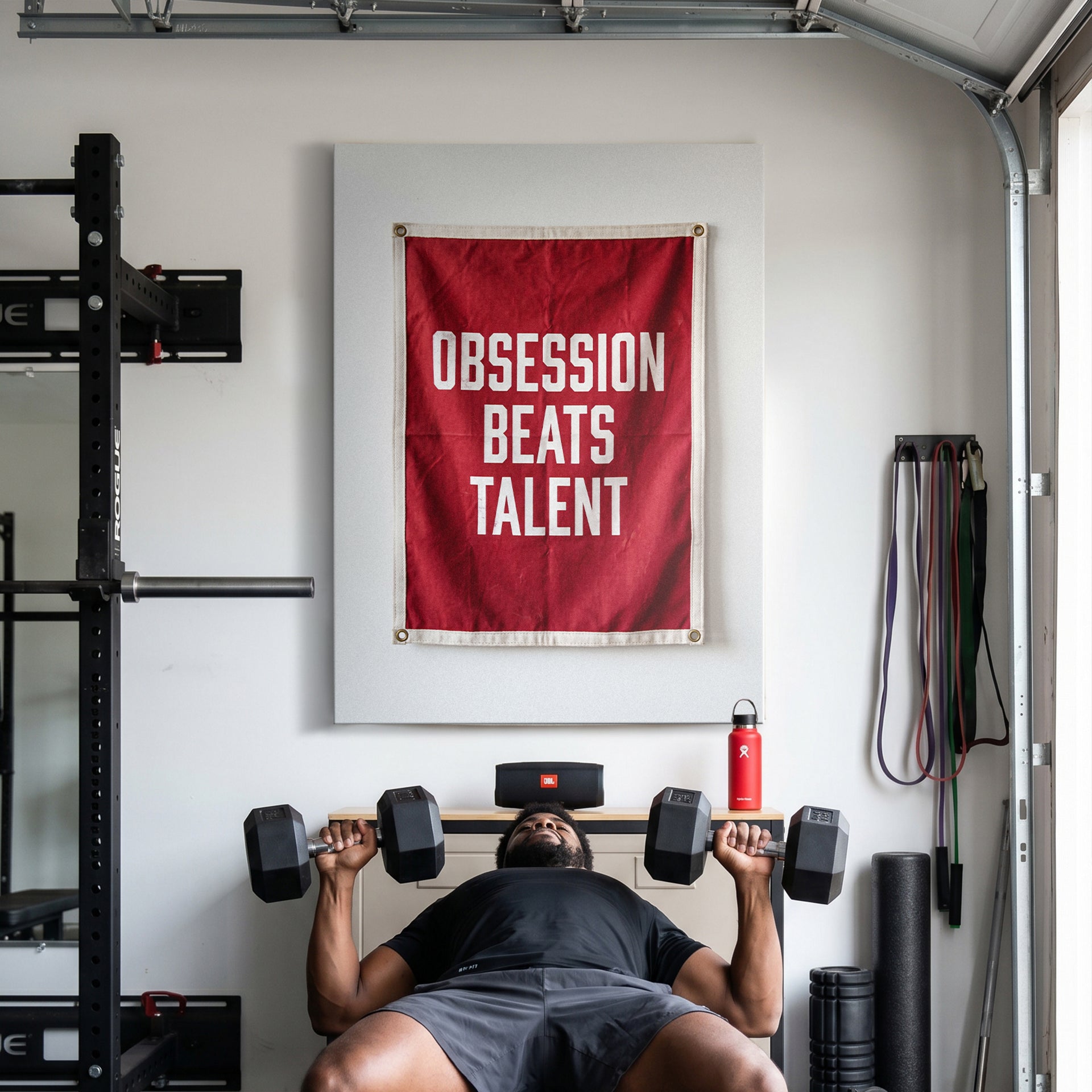 Obsession Beats Talent - Flag