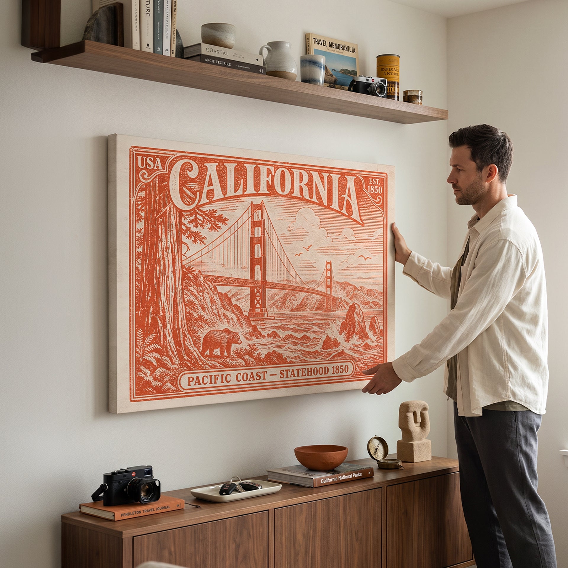 California Postage Stamp
