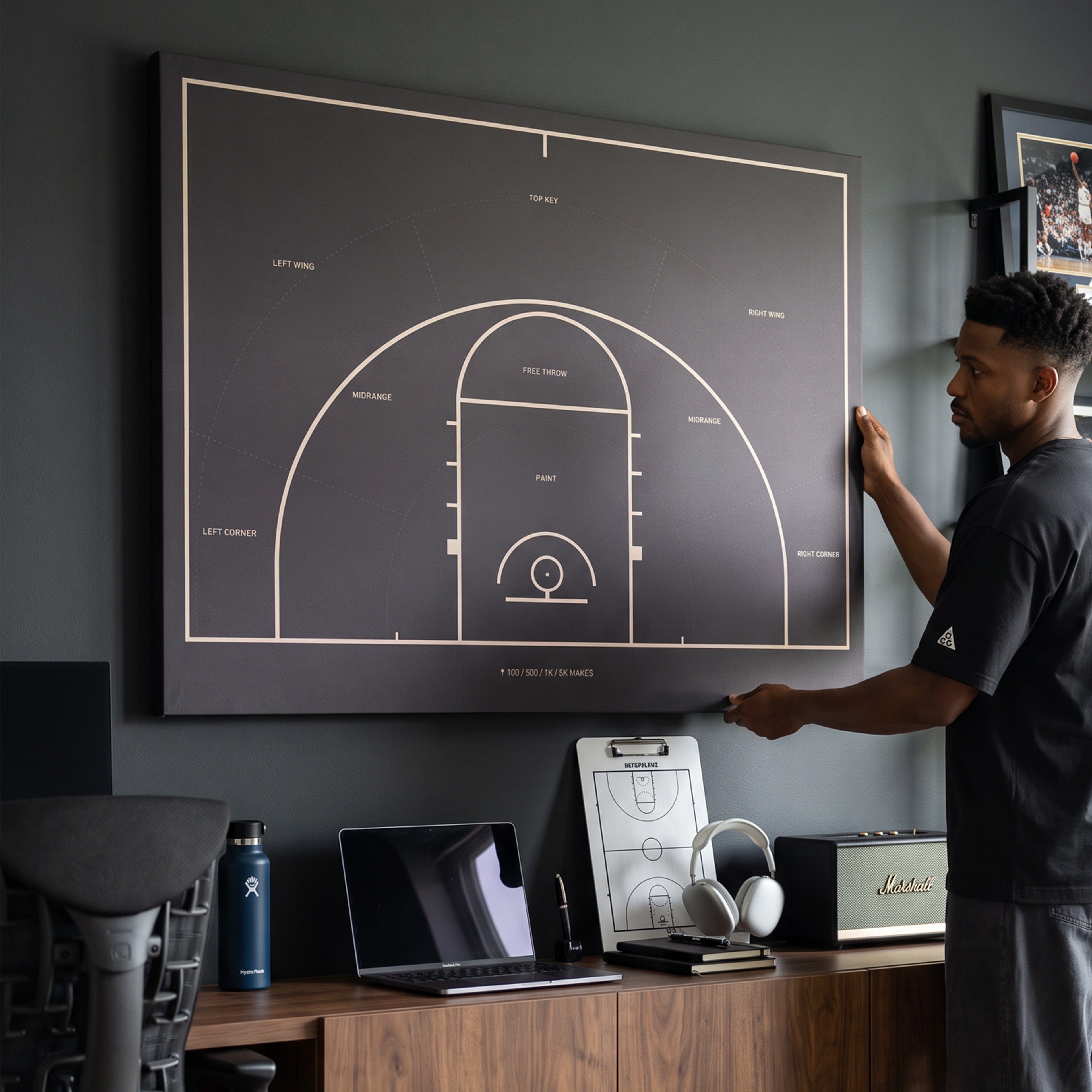 Basketball Push Pin