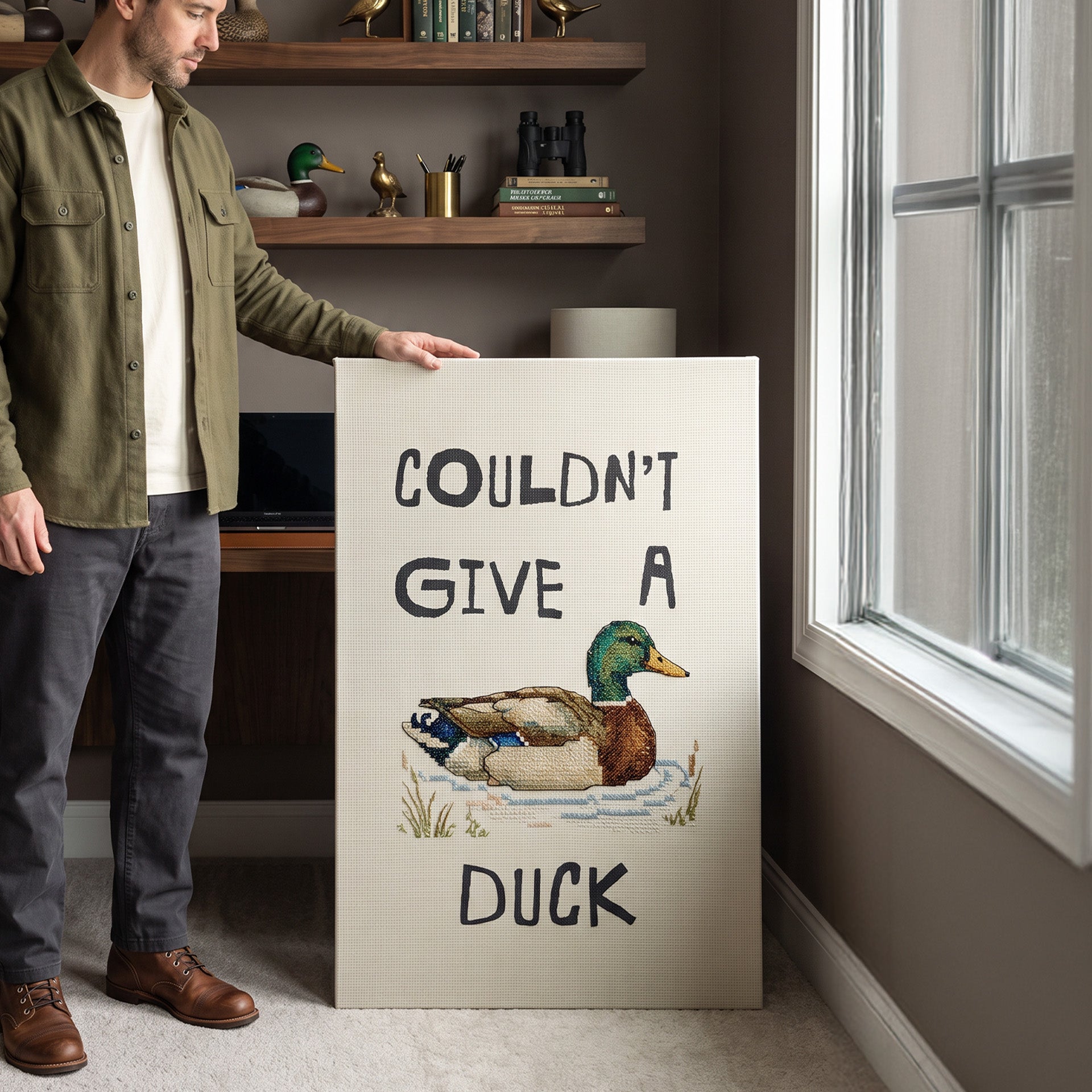 Couldn't Give A Duck Stitch
