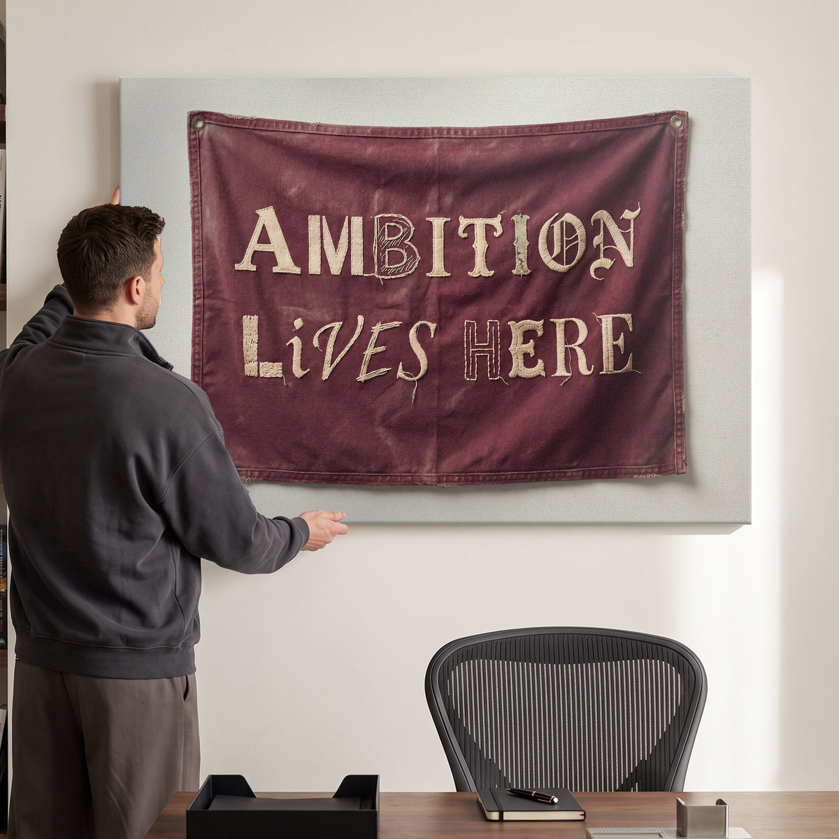Ambition Lives Here - Flag