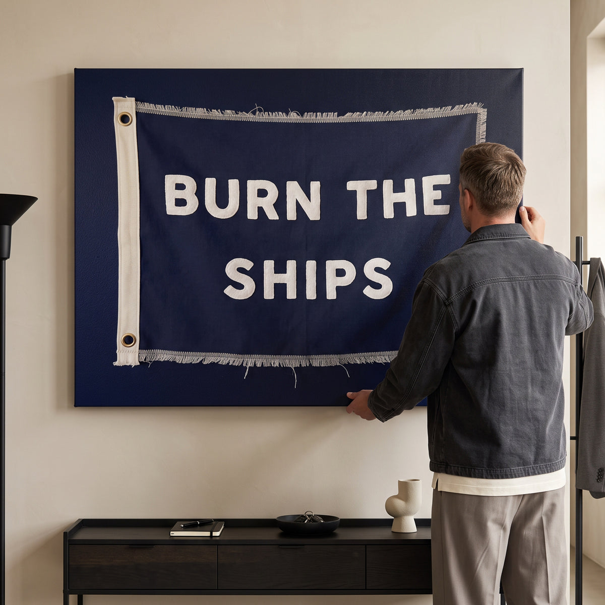 Burn The Ships - Flag