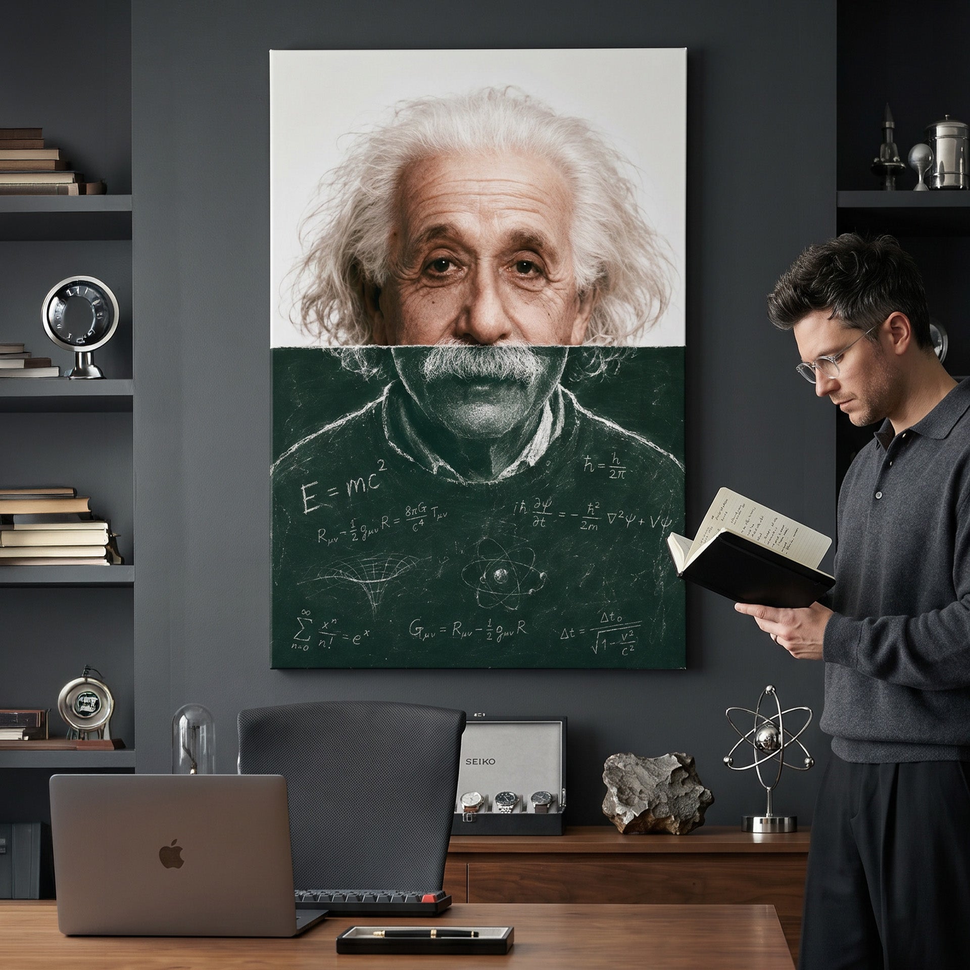 Einstein Chalk - Sketch