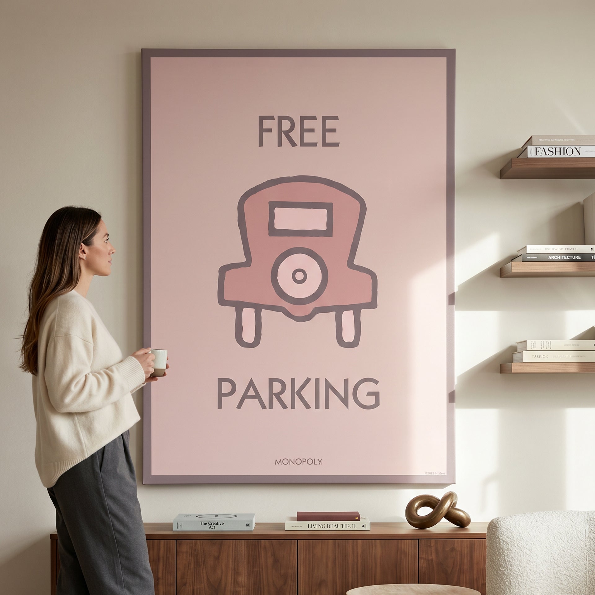 Monopoly - Free Parking - Pastel
