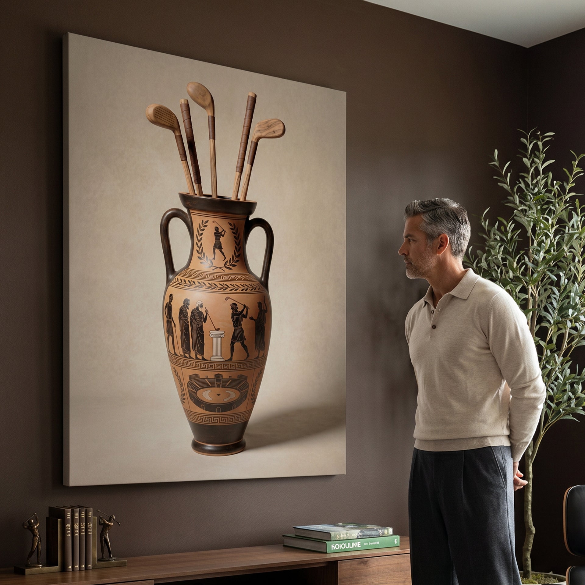 Greek Golf Vase