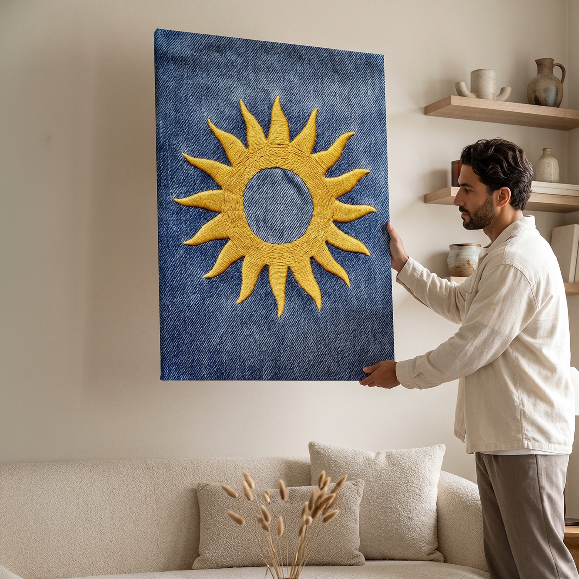 Sun Denim Embroider