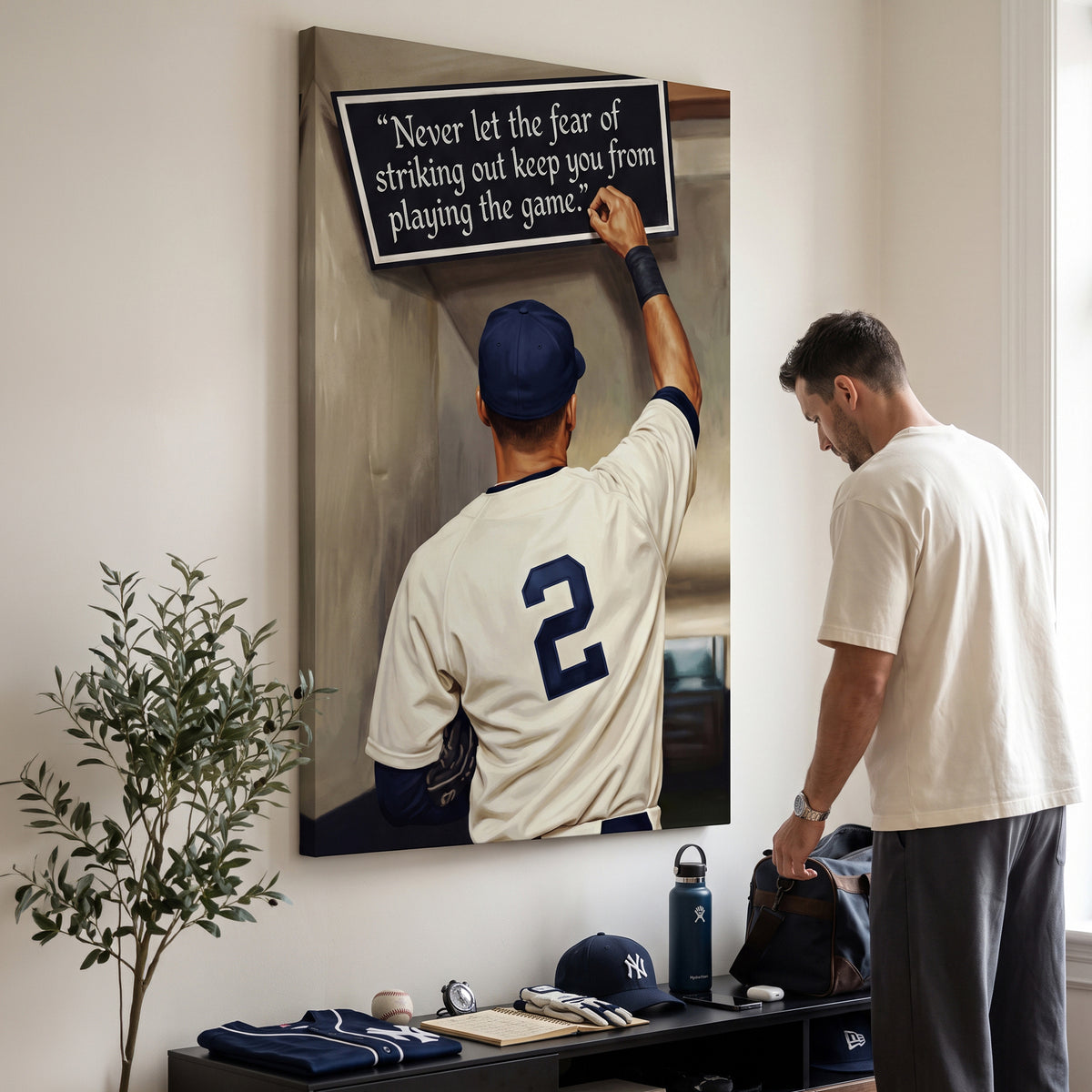 Never Let The Fear Baseball