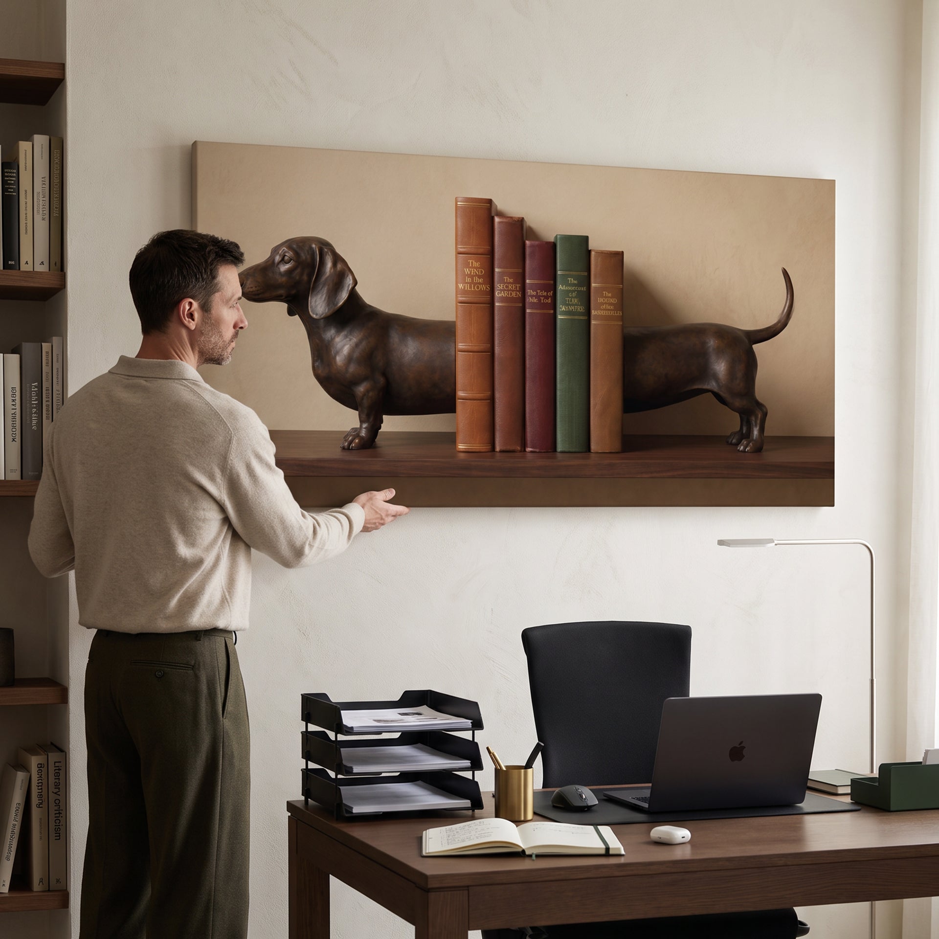 Dachshund Bookend