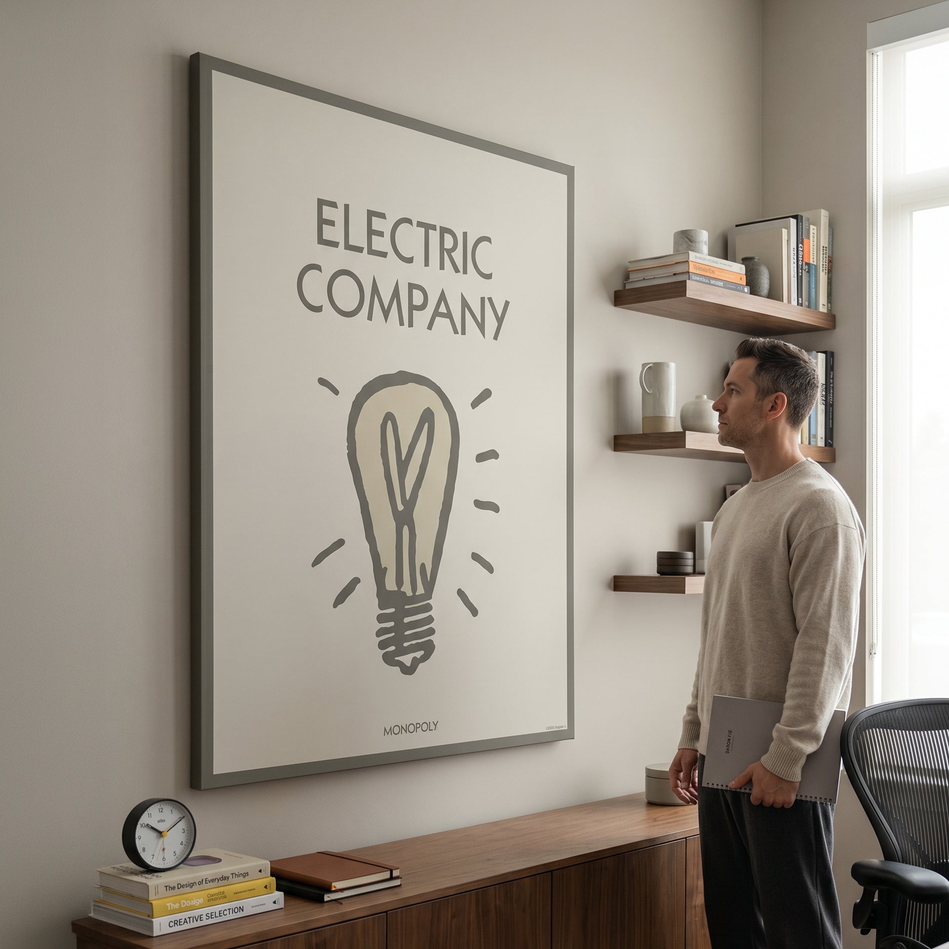Monopoly - Electric Company - Pastel
