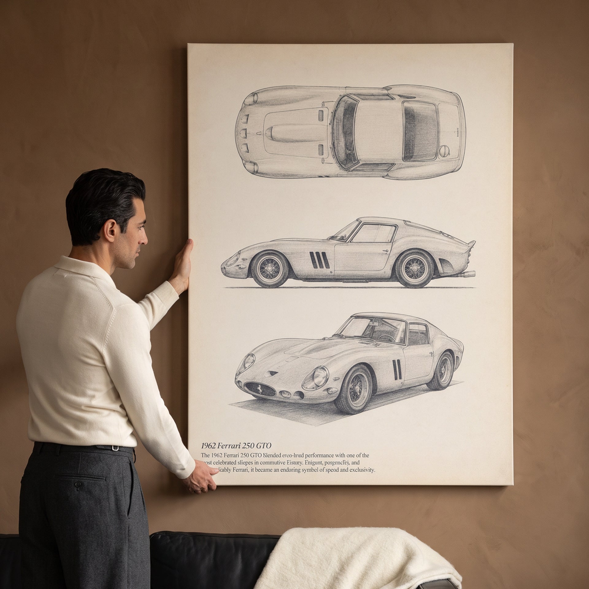 250 GTO Sketch