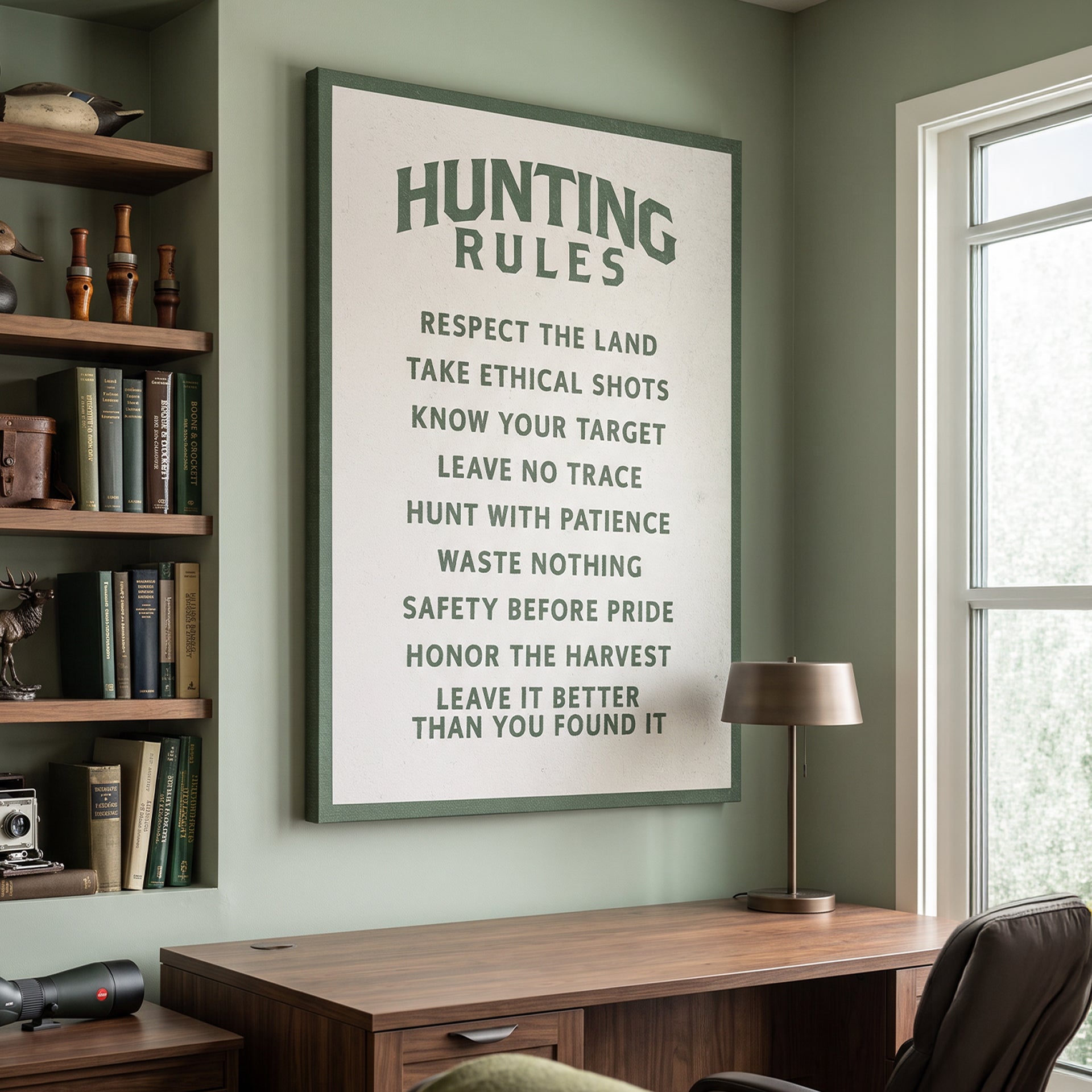 Hunting Rules Green