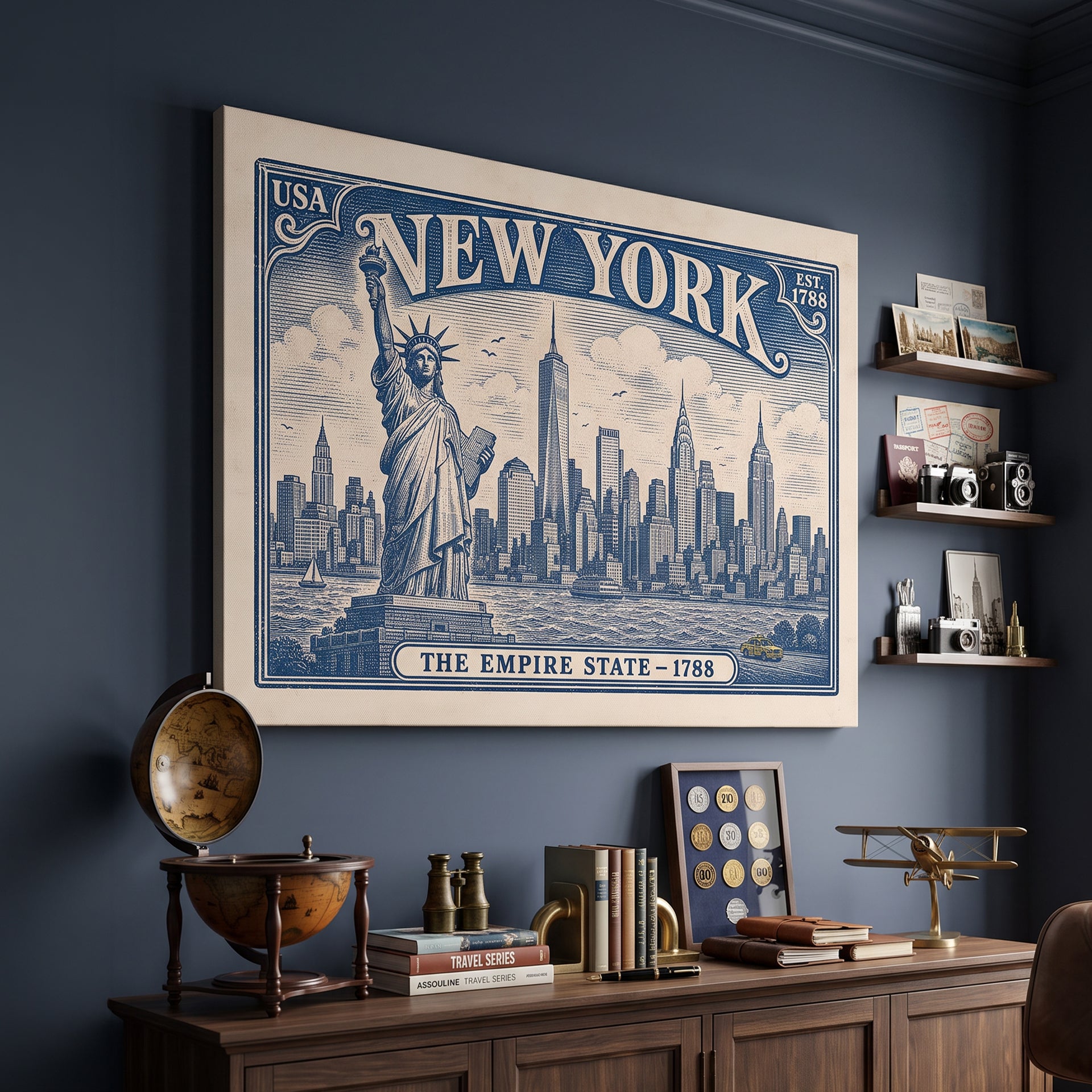 New York Postage Stamp