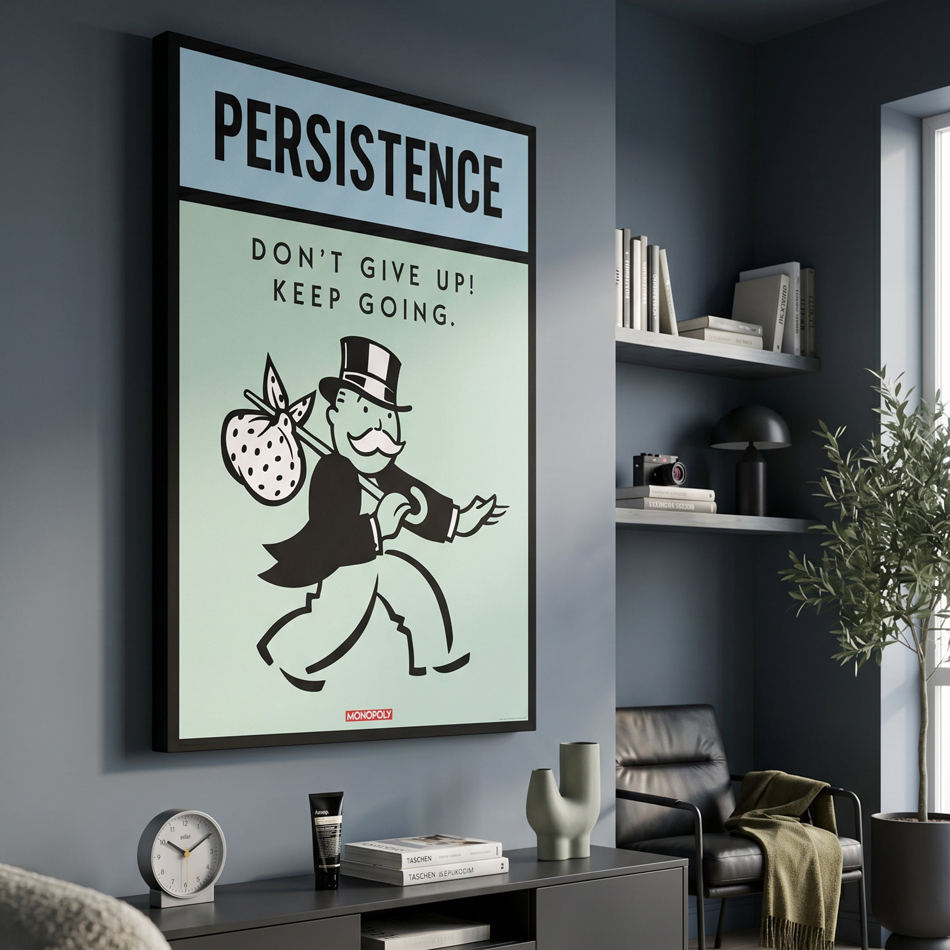 Monopoly Poster | Persistence - Licensed Canvas Art