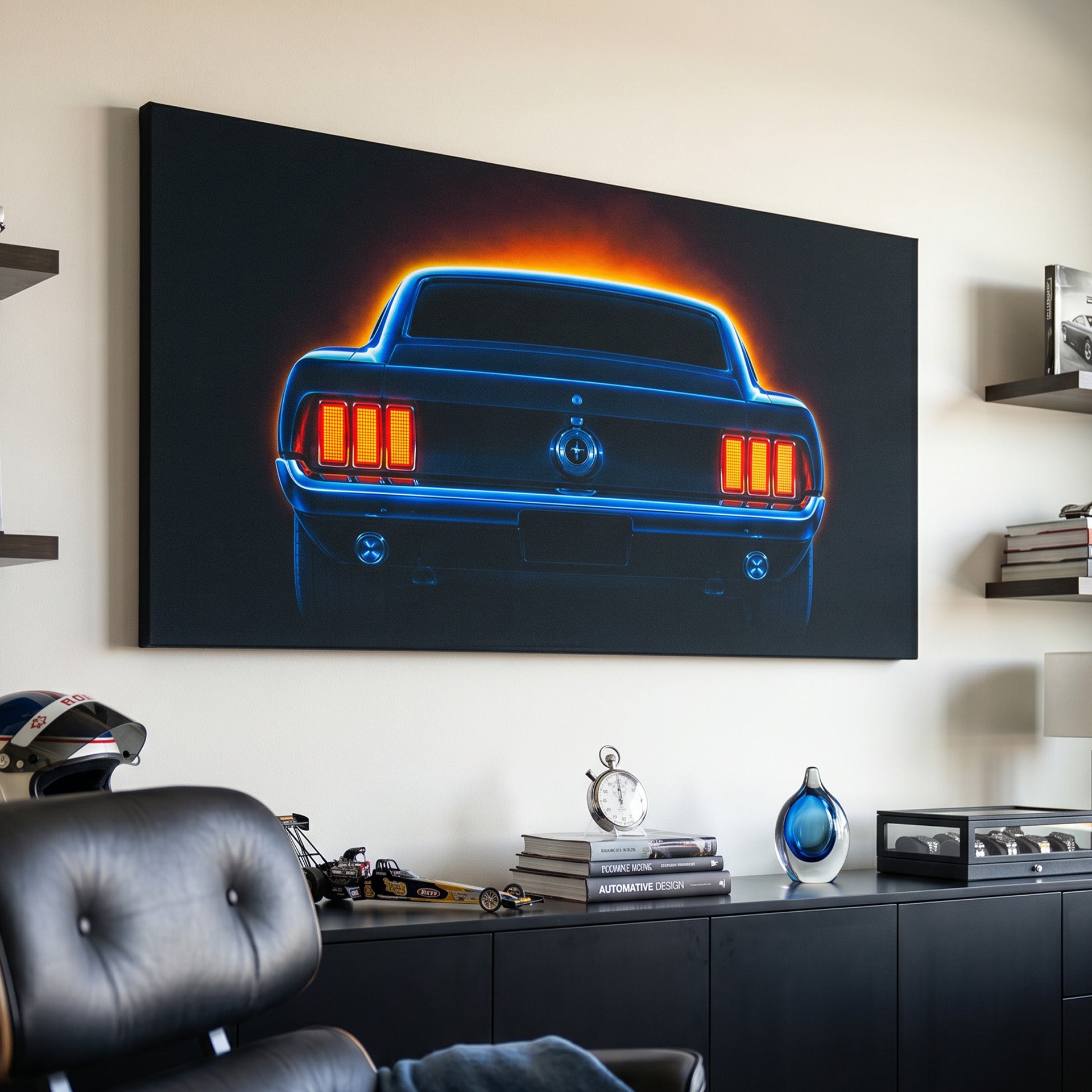 Neon Mustang
