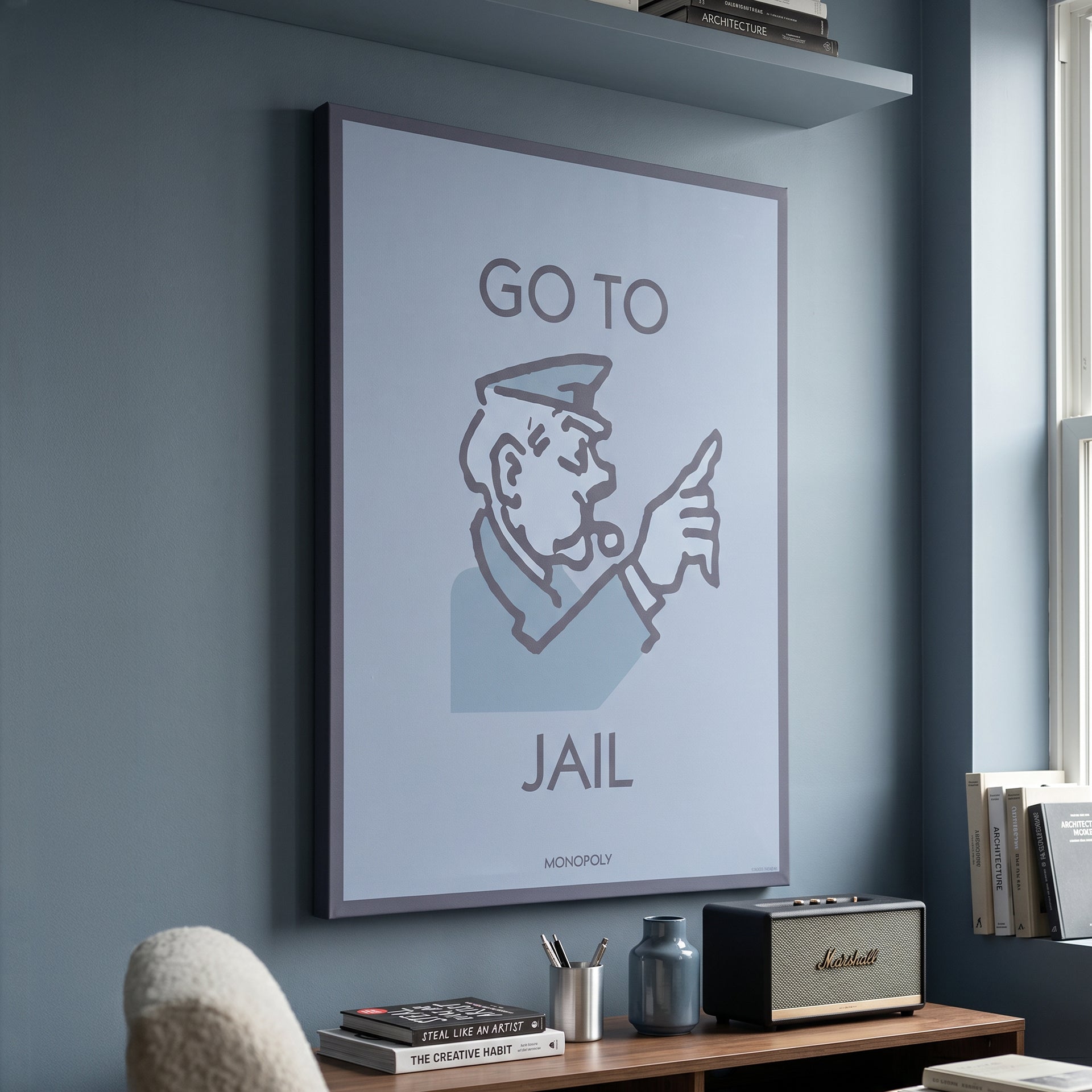 Monopoly - Go To Jail - Pastel