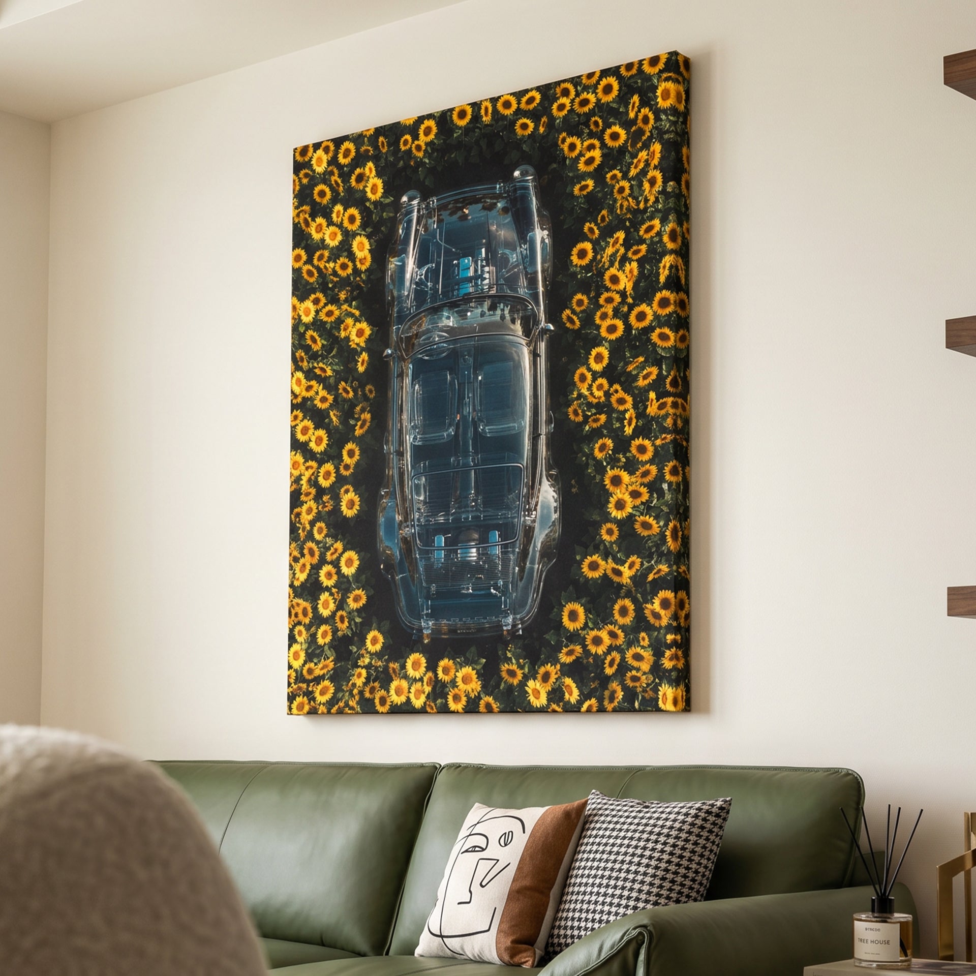 Porsche Sunflower Glass