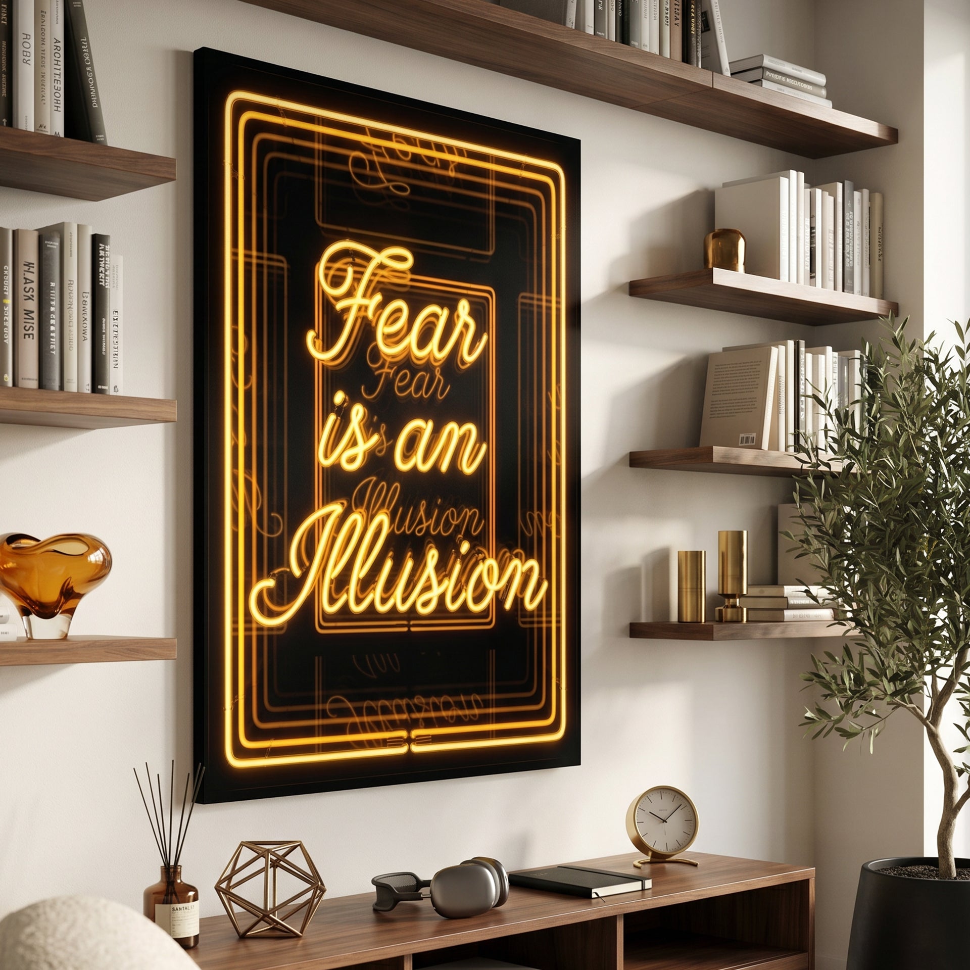 Fear is an Illusion - Neon Yellow