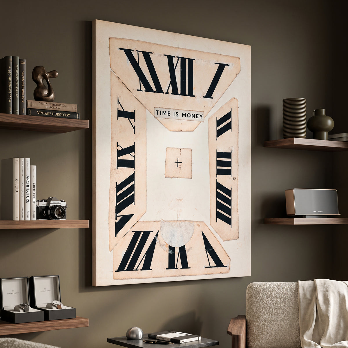 Time Is Money Paper Watch